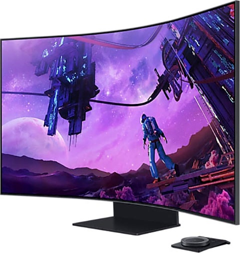 Samsung Curved-Gaming-LED-Monitor »Odyssey Ark S55BG970NU«, 138 cm/55 Zoll, 3840 x 2160 px, 4K Ultra HD, 1 ms Reaktionszeit, 165 Hz