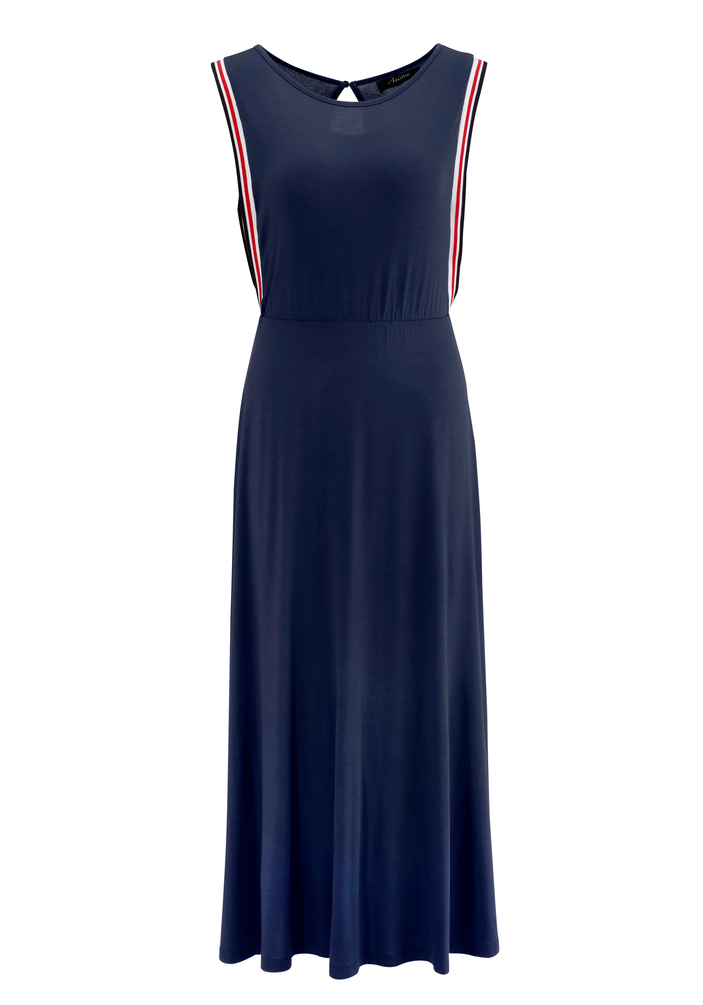 Aniston CASUAL Sommerkleid mit Rückenschlitz in Wickel-Optik