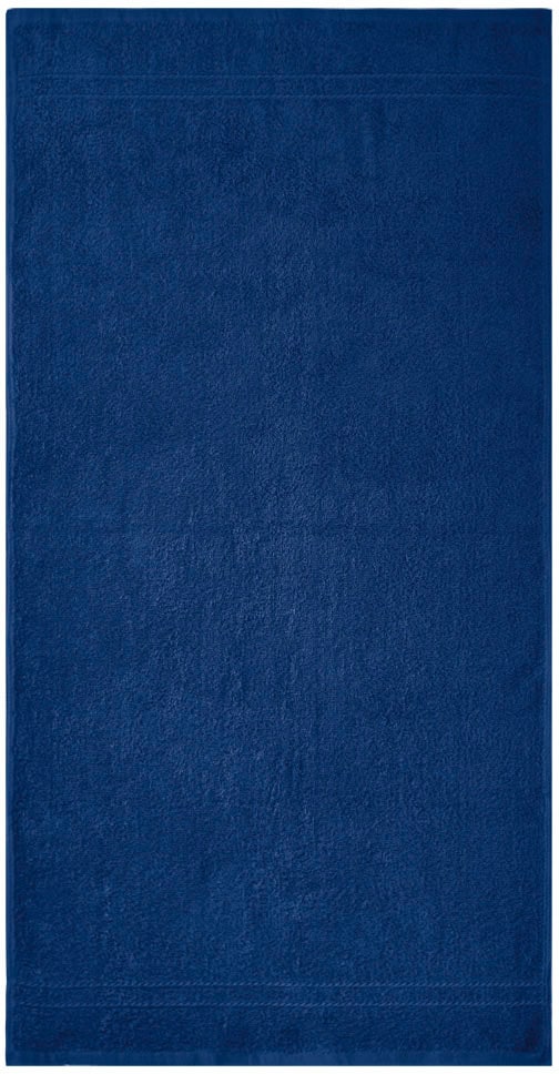 Badetücher DYCKHOFF, B:70cm L:140cm, blau, Frottier, Obermaterial: 100% Baumwolle, Handtücher, "Kristall", mit Bordüren
