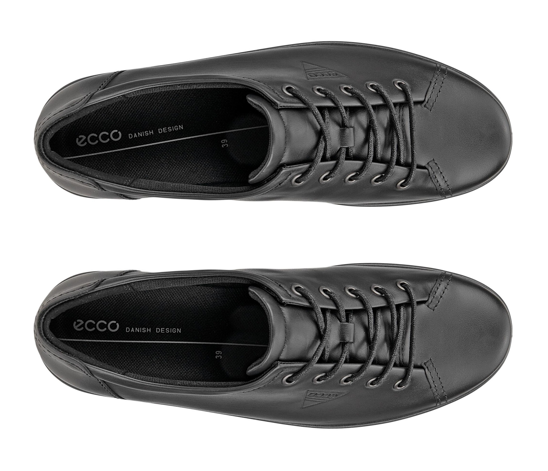 Ecco Schnürschuh »Ecco Soft 2.0«, Freizeitschuh, Halbschuh, Schnürschuh mit dezenter Logo Prägung