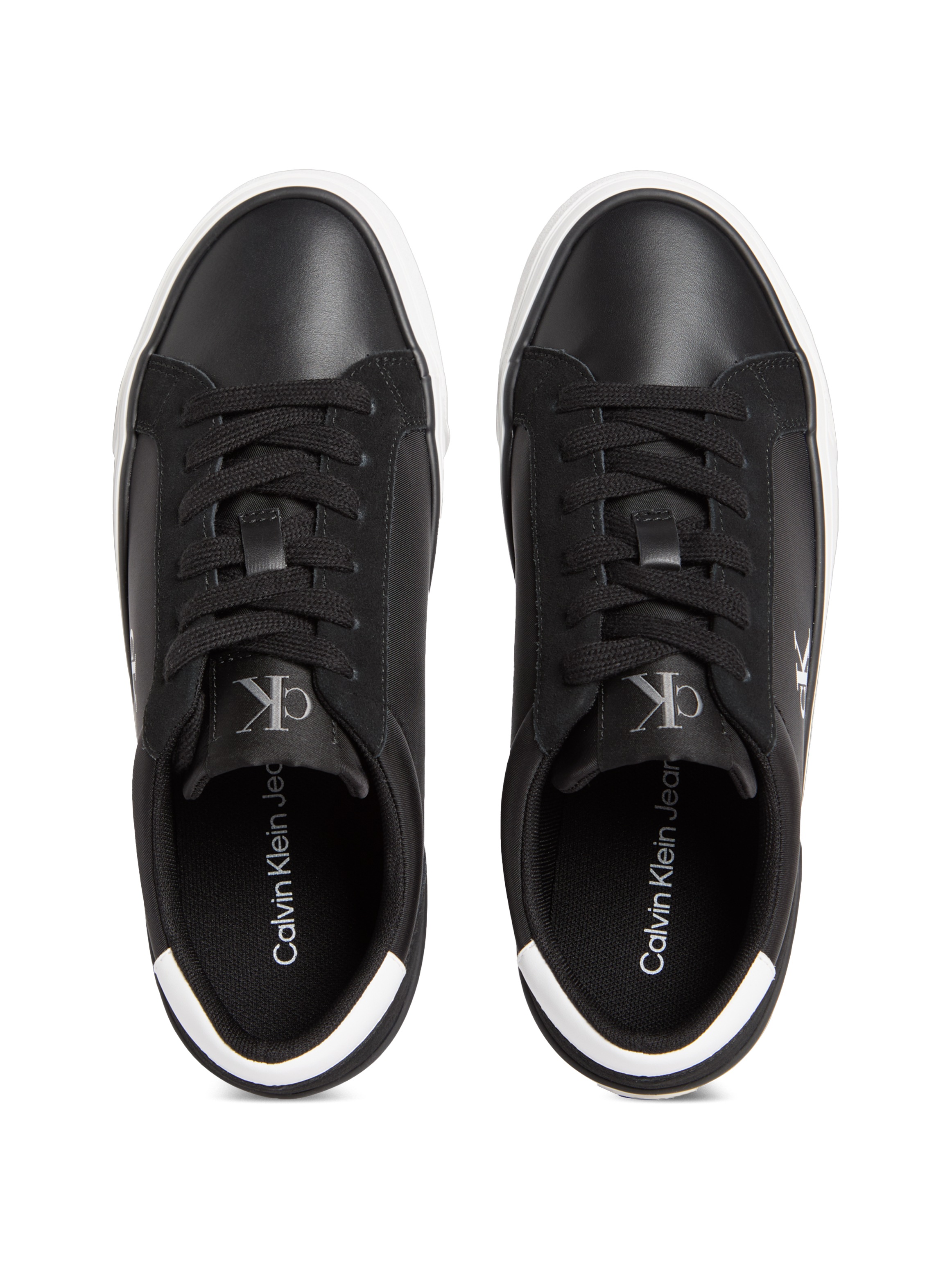 Calvin Klein Jeans Plateausneaker "VULC FLATFORM MG NYLON MIX", Schnürschuh günstig online kaufen