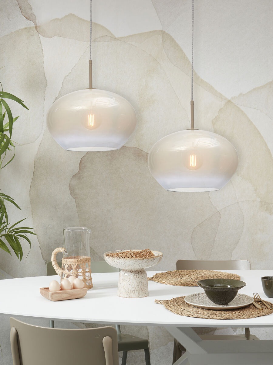 it's About RoMi Hängeleuchte »BOLOGNA«, 1 flammig, Leuchtmittel E27 | LED wechselbar, Glass mit Farbeverlauf