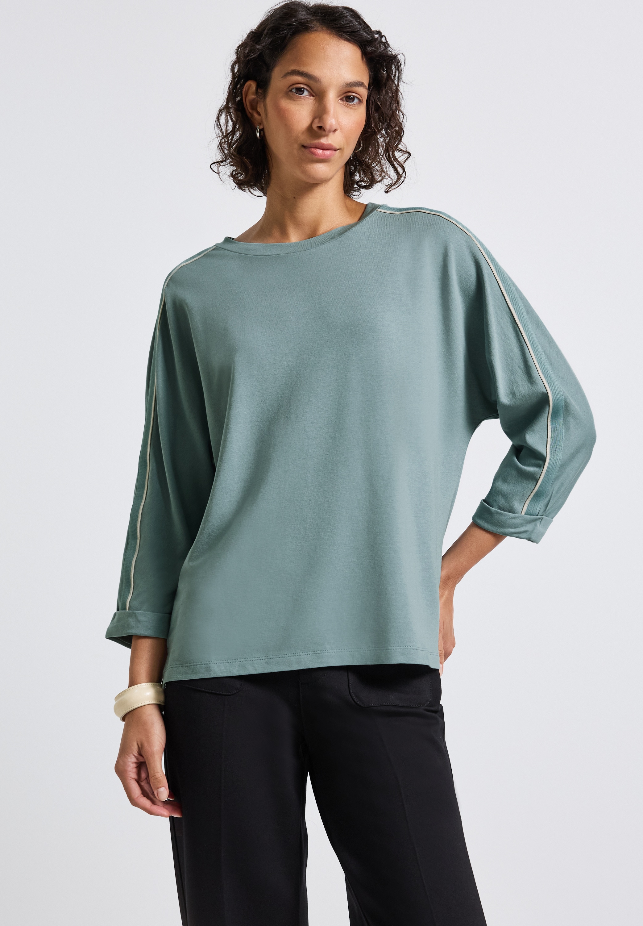 STREET ONE 3/4-Arm-Shirt, im soften Baumwoll-Mix günstig online kaufen