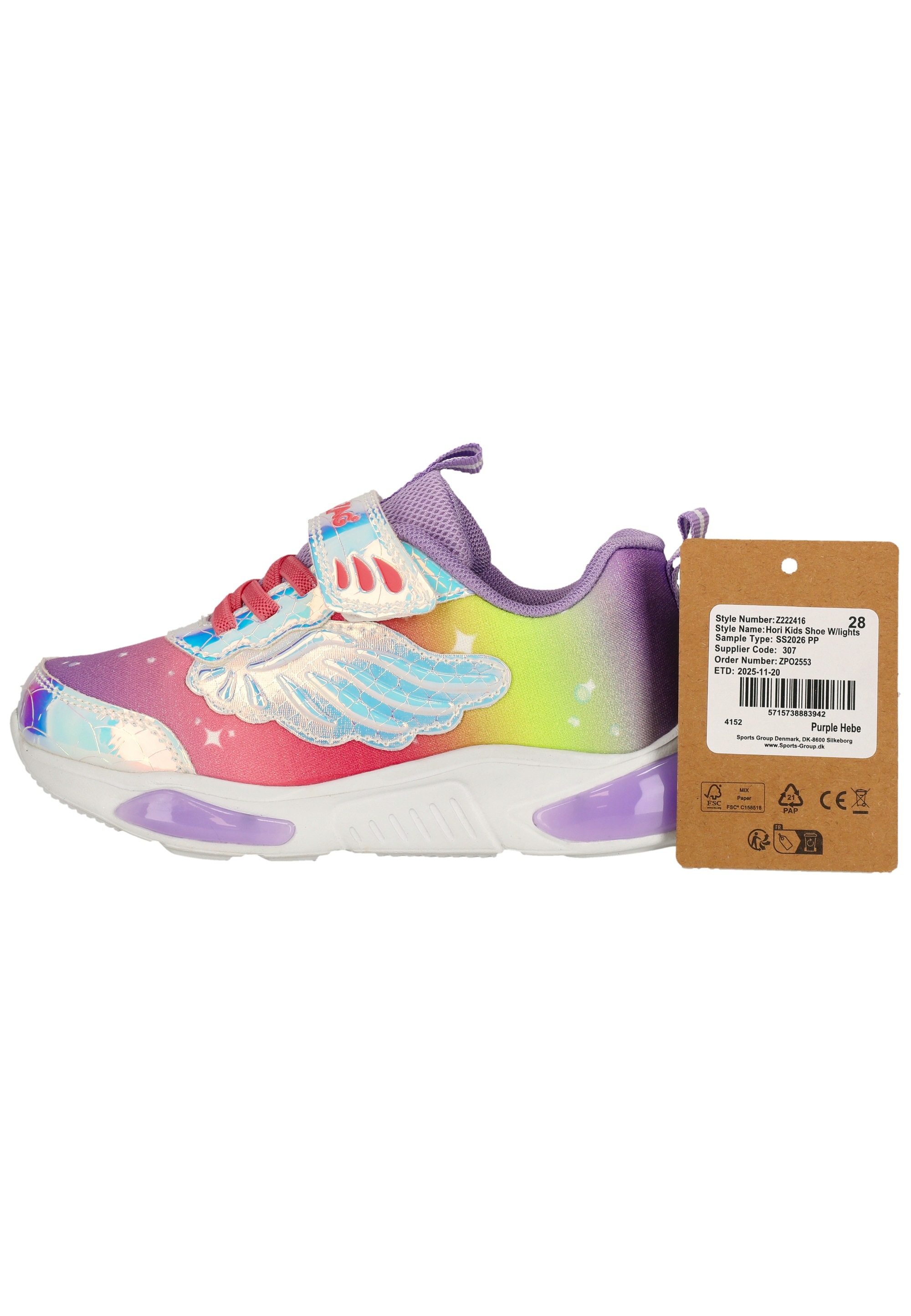 ZIGZAG Sneaker »Hori«  mit blinkender Leucht-LED-Sohle