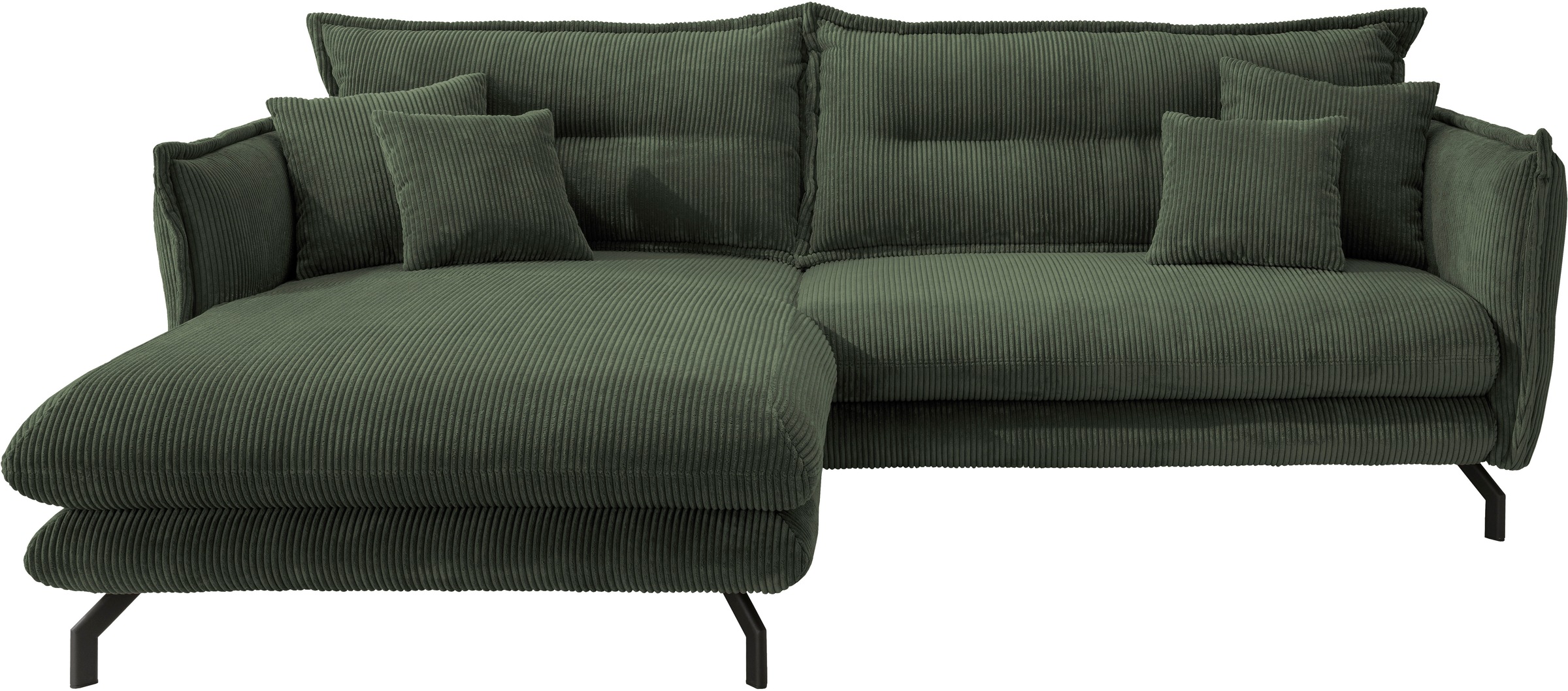 Home affaire Ecksofa "LAVA Breite 255 cm, modern und elegant, aktuelle Kiss günstig online kaufen