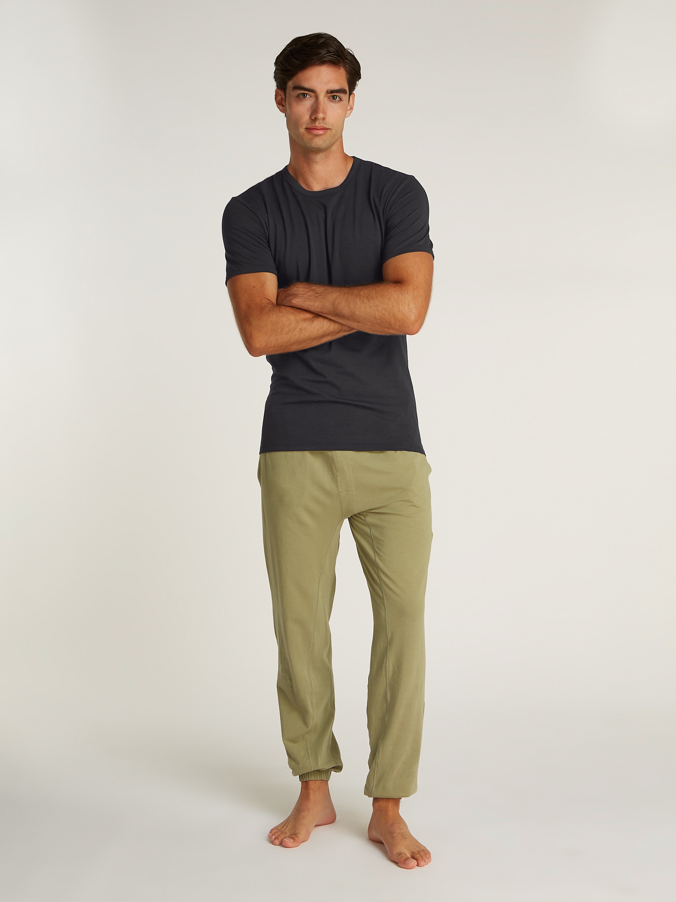 Calvin Klein Underwear T-Shirt »S/S CREW NECK 3PK«, (Packung, 3 tlg., 3er-Pack), mit Logo am Saum