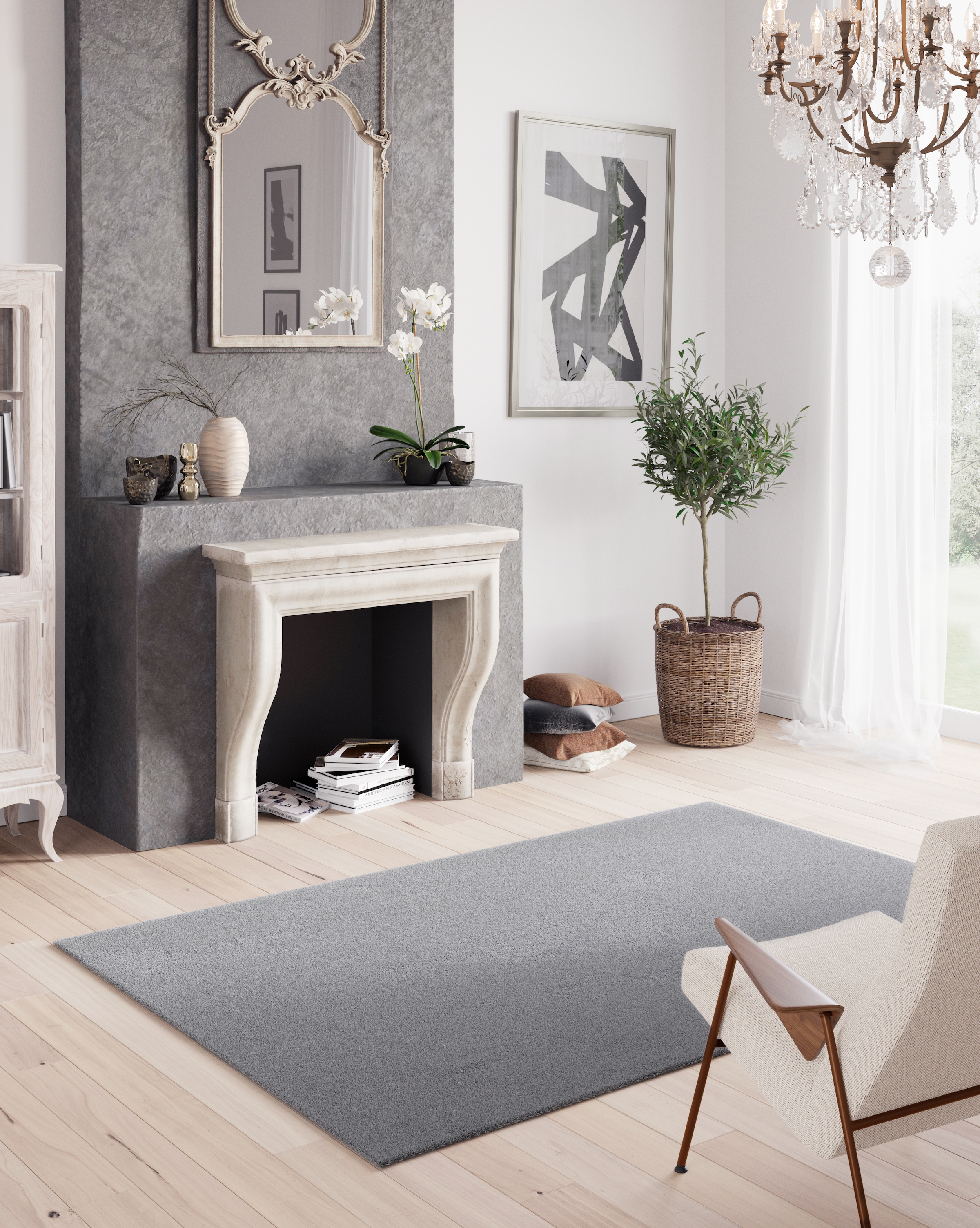 Primaflor-Ideen in Textil Teppich "MELLOW, Made in Belgium" rechteckig 19 m günstig online kaufen