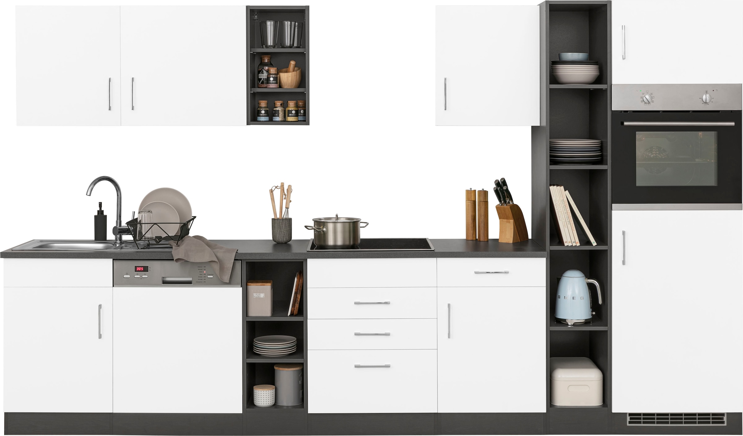 KOCHSTATION Küchenzeile "KS-Paris – Küchen mit einzigartigen Fotomotiven au günstig online kaufen