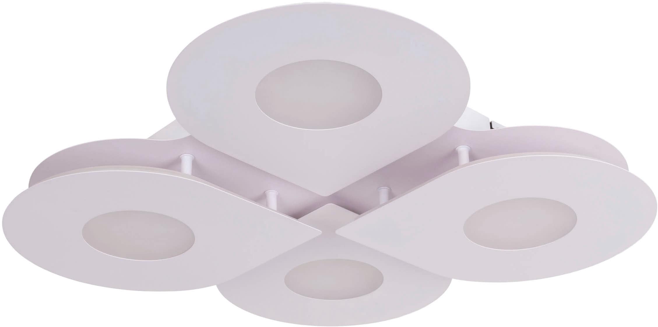 näve LED Deckenleuchte »Smilla«, 1 flammig, Leuchtmittel LED-Modul | LED fest integriert, weiß, Memory, Nachtlicht, CCT, dimmbar per Fernbedienung (inkl.)