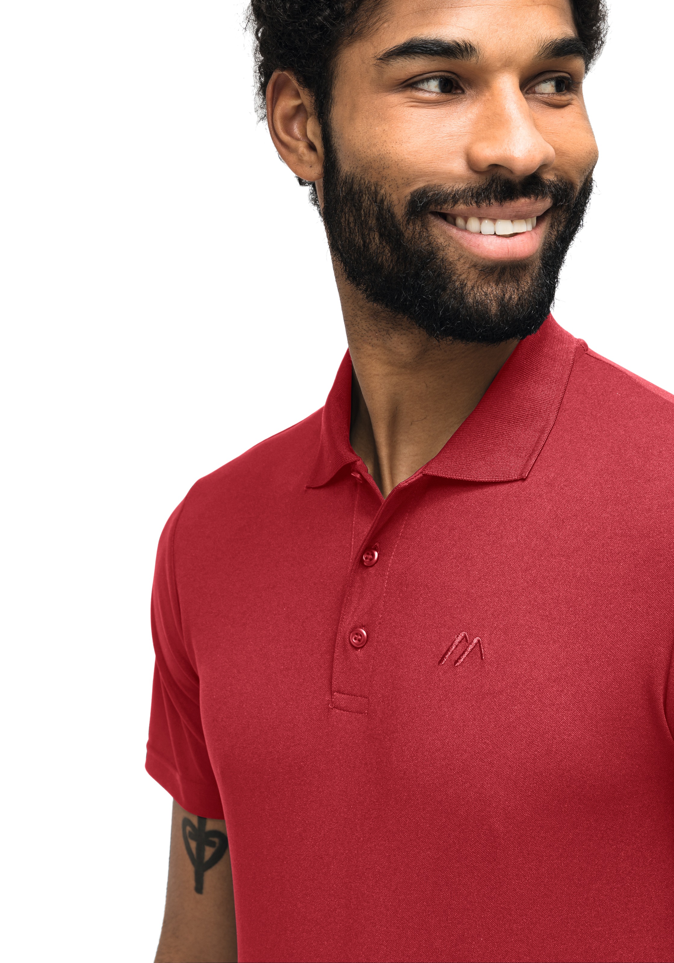Maier Sports Funktionsshirt "Ulrich", Herren Poloshirt, kurzarm Freizeit-Sh günstig online kaufen