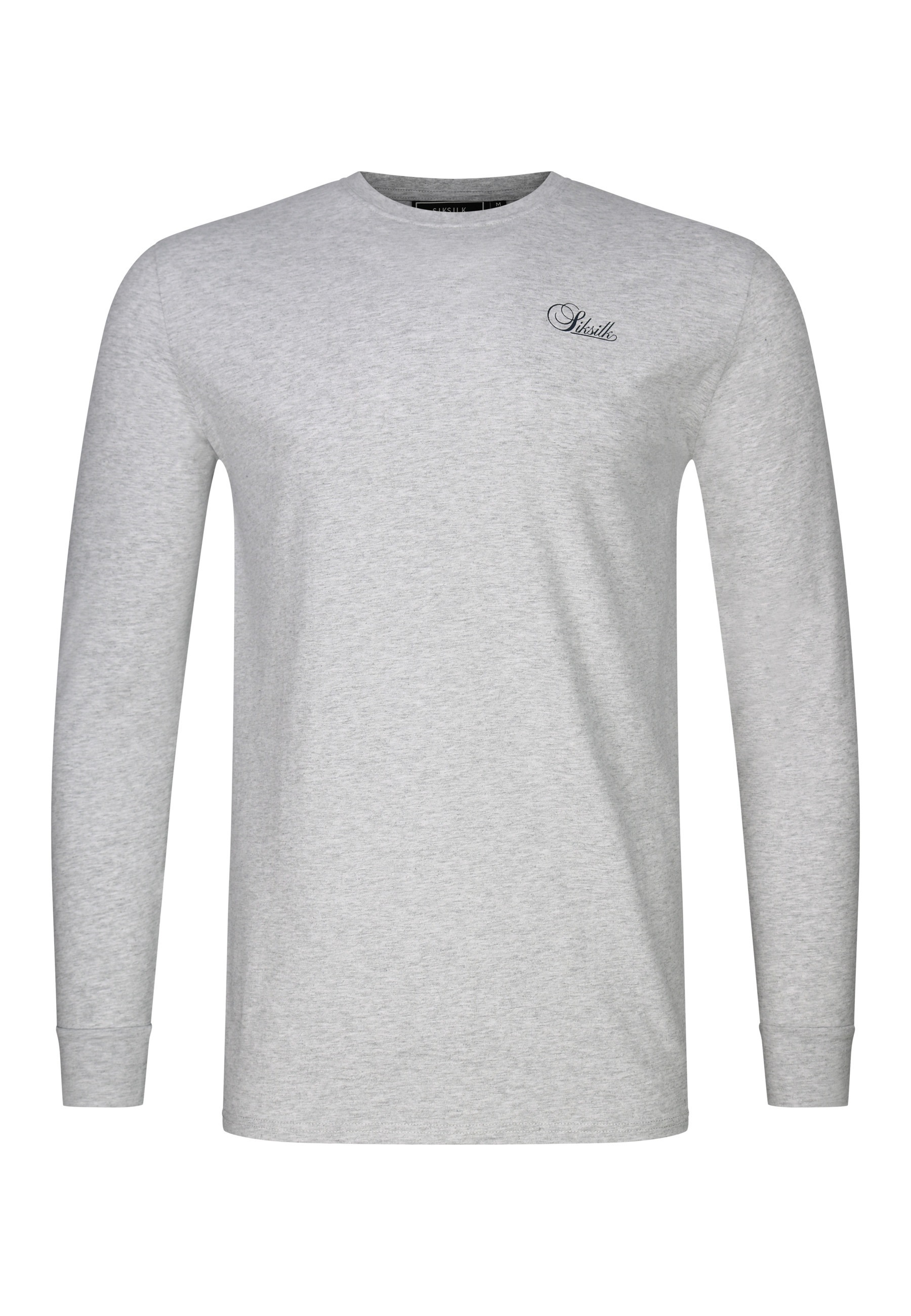 Siksilk Langarmshirt »SikSilk Pack of 3 LS Muscle Fit T-Shirts« 1