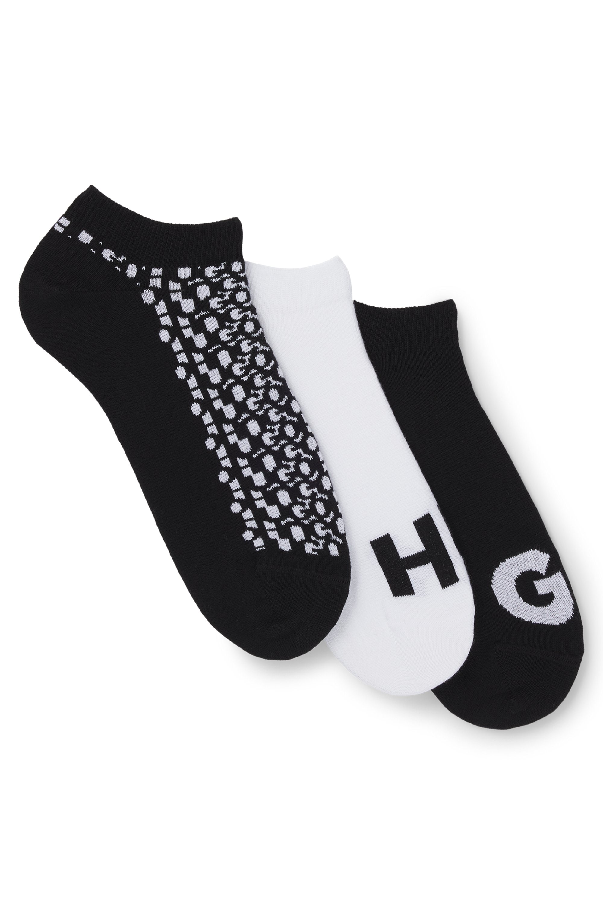 HUGO Underwear Freizeitsocken »3P AS UNI LOGO CC W« Packung, 3er Pack,  mit Label
