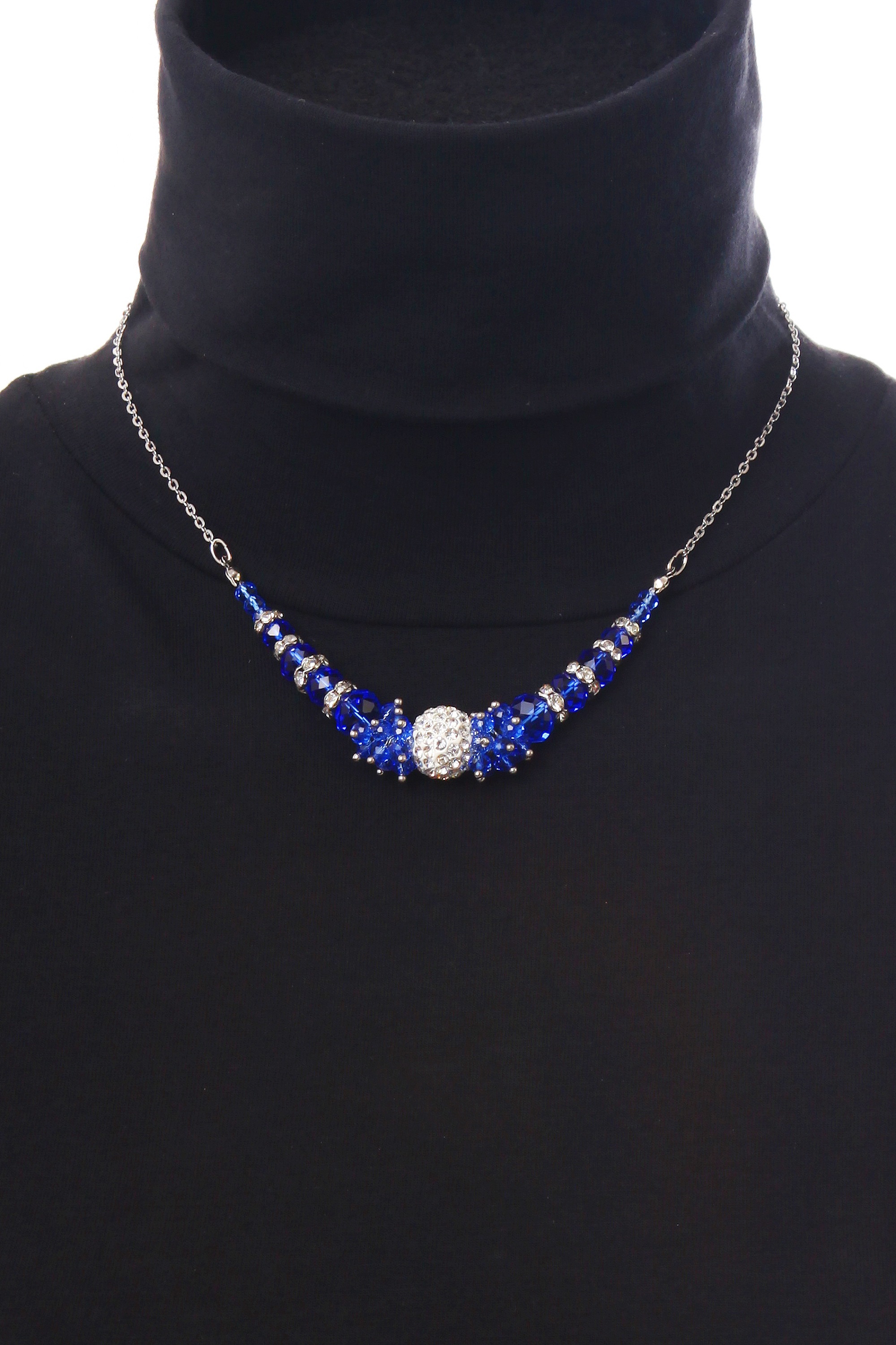 COLLEZIONE ALESSANDRO Kette mit Anhänger »Miriam«, mit vielen kleinen Glassteinen