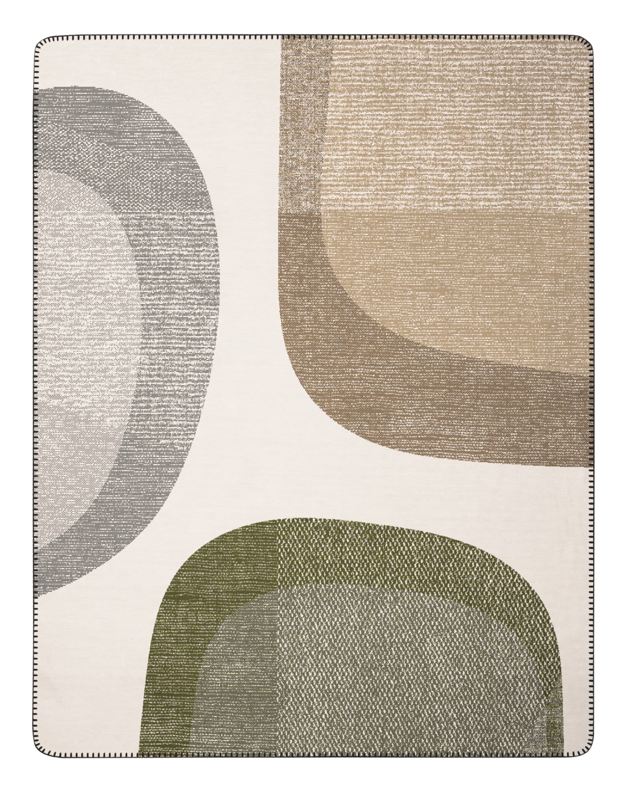 Biederlack Wohndecke "Nordic Rock mit geketteltem Zierstich" Made in German günstig online kaufen