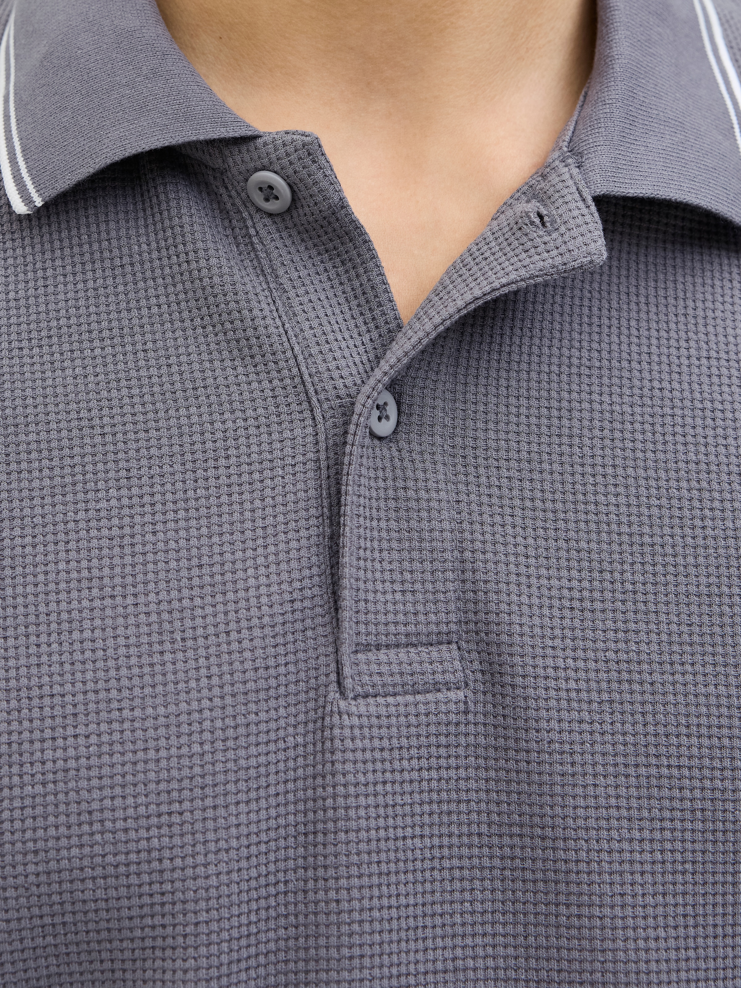 Jack & Jones Poloshirt »JJEAUSTIN POLO SS NOOS« Materialmix, regular fit
