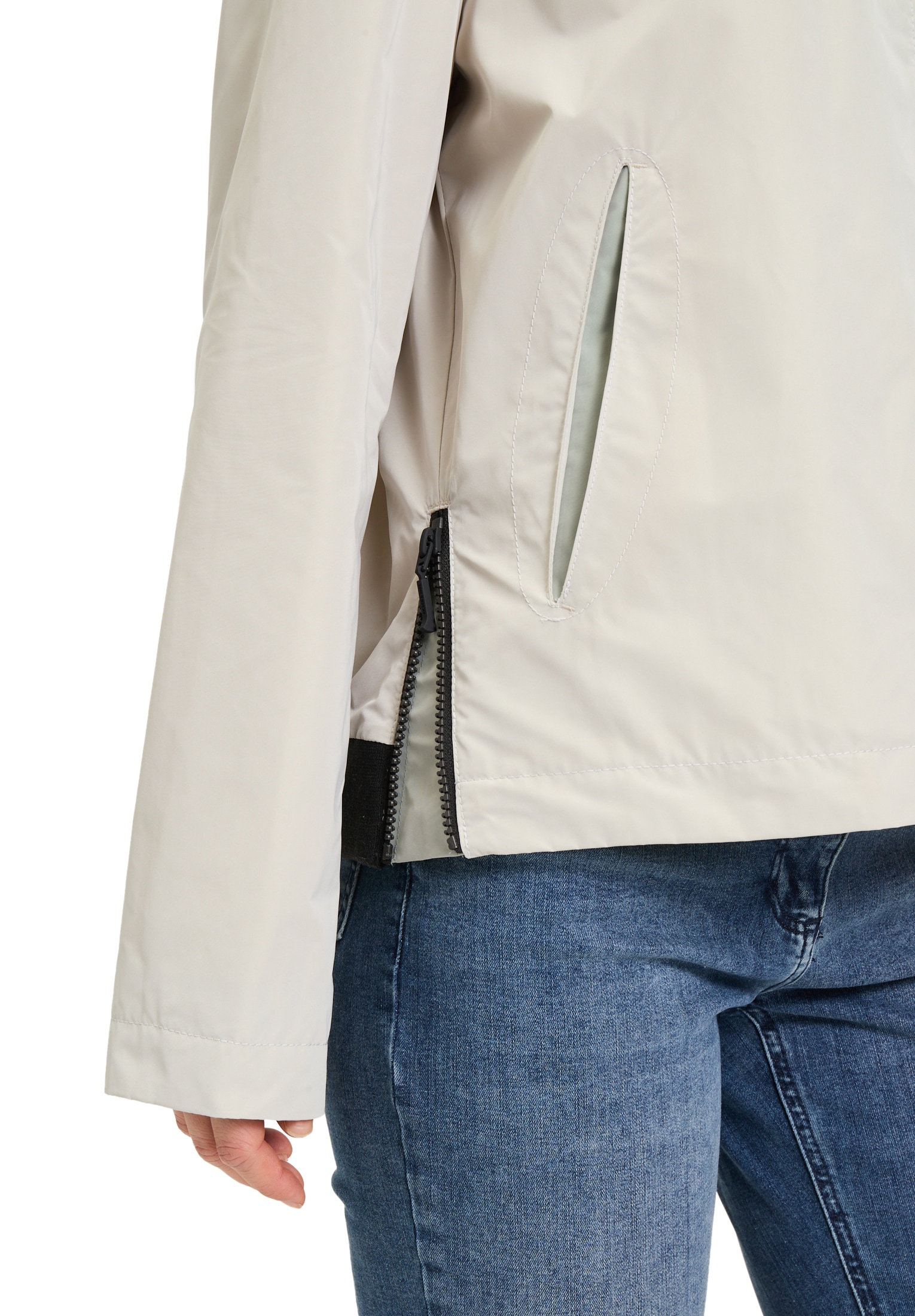 Amber & June Sommerjacke »Amber & June Damen Sommerjacke mit Kapuze«, mit Kapuze