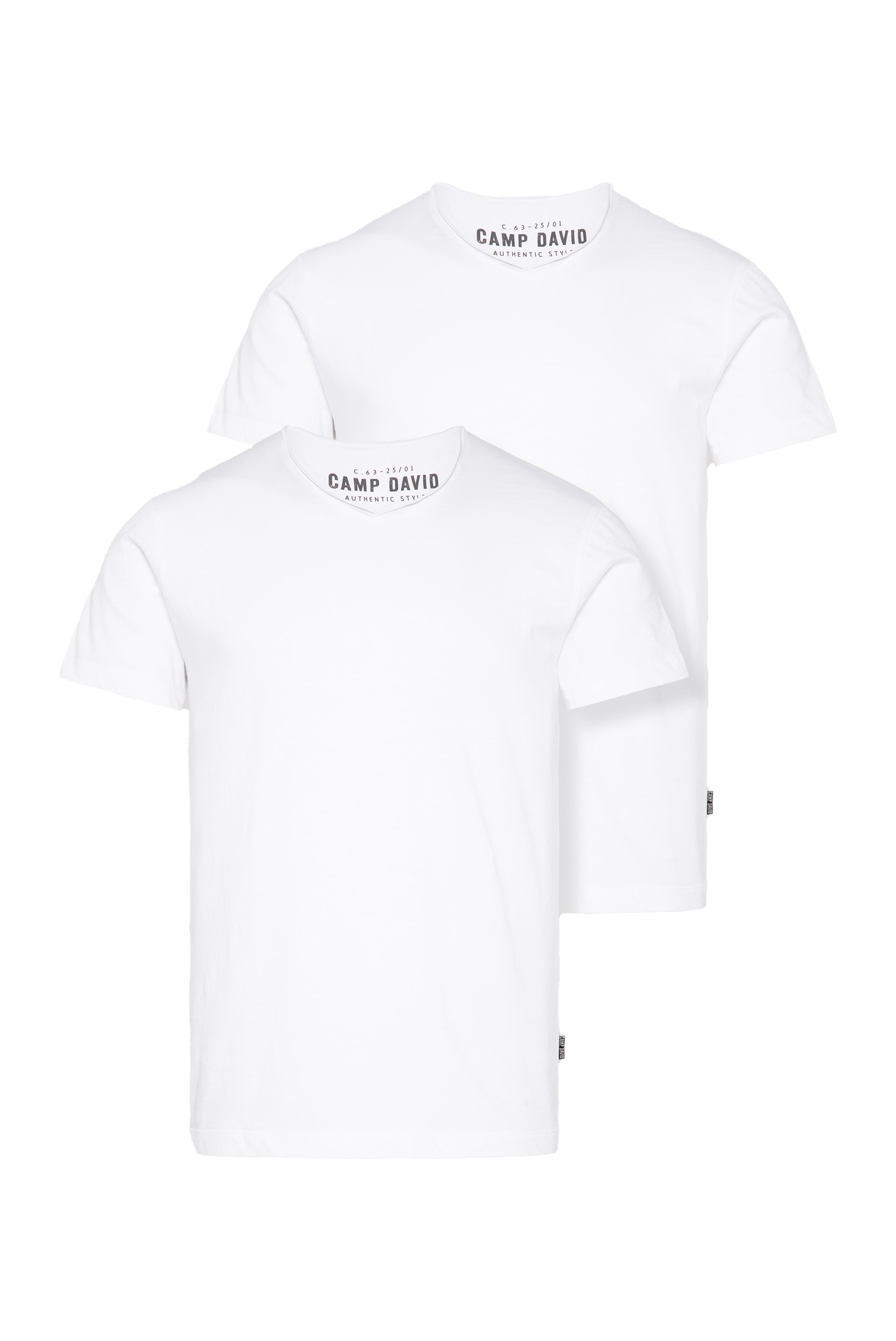 CAMP DAVID V-Shirt, aus Baumwolle