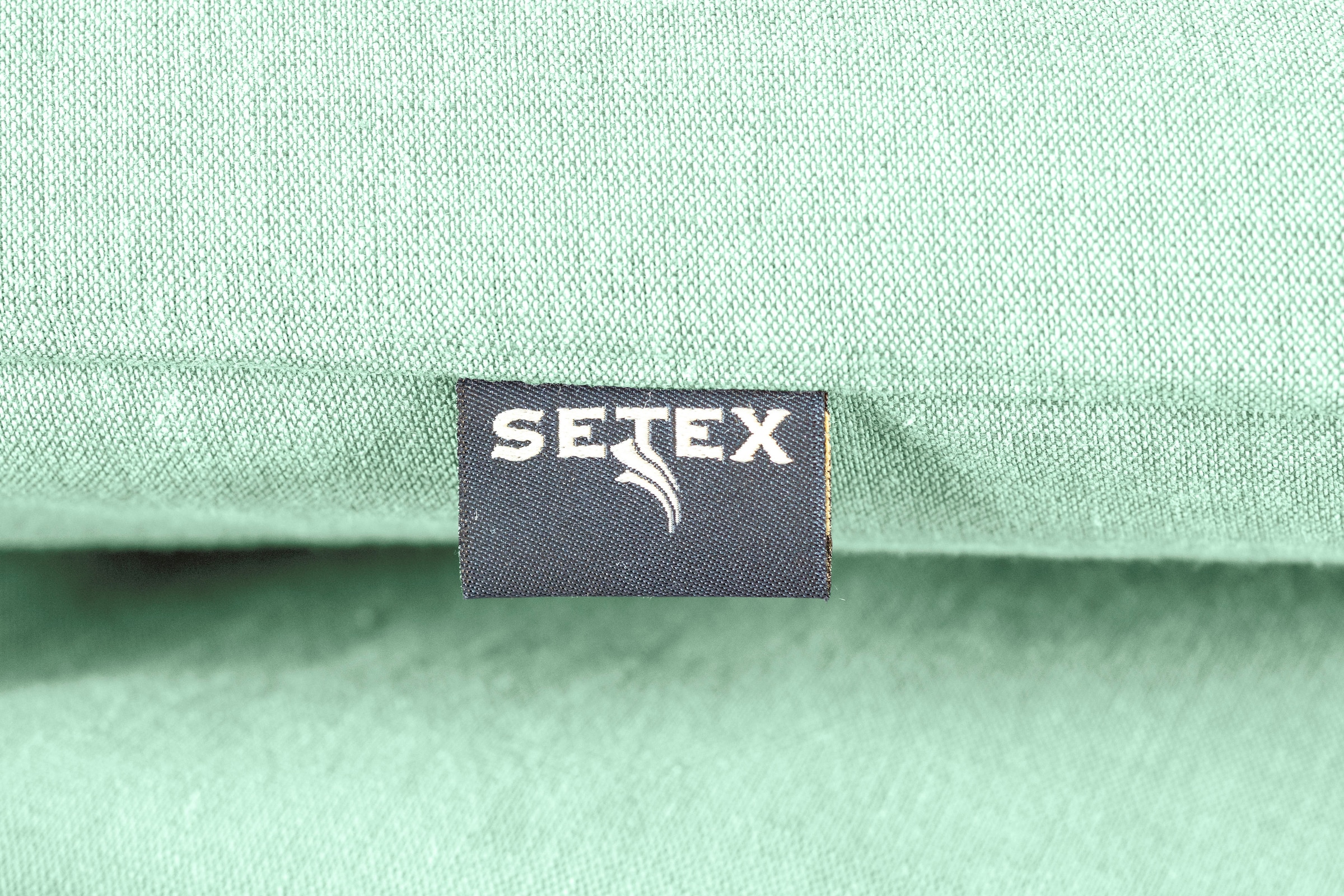 SETEX Bettwäsche »Setex Halbleinen«, (3 tlg.), Halbleinen Qualität (55% Leinen, 45% Baumwolle), mit Reißverschluss