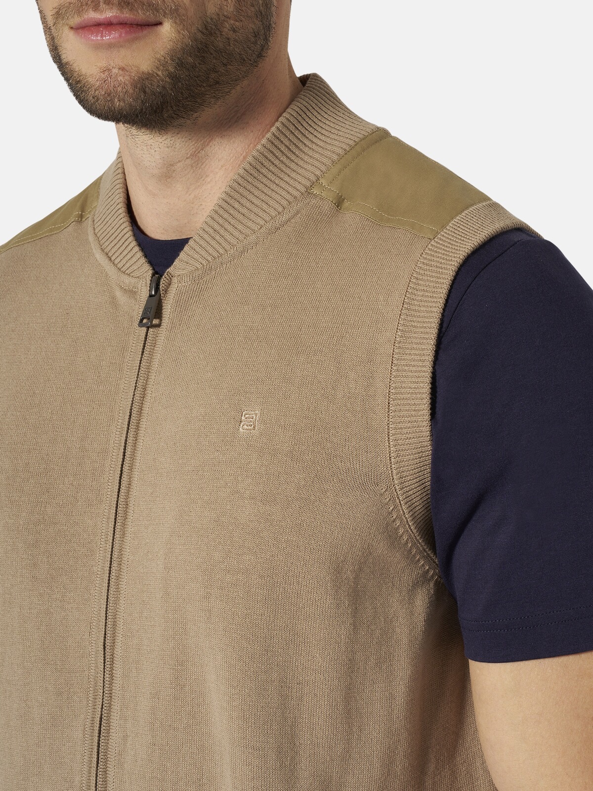 Strickweste BABISTA "Strickweste RENAR", Herren, Gr. 4XL, beige, Obermaterial: 100% Baumwolle CO., Westen Strickweste 3
