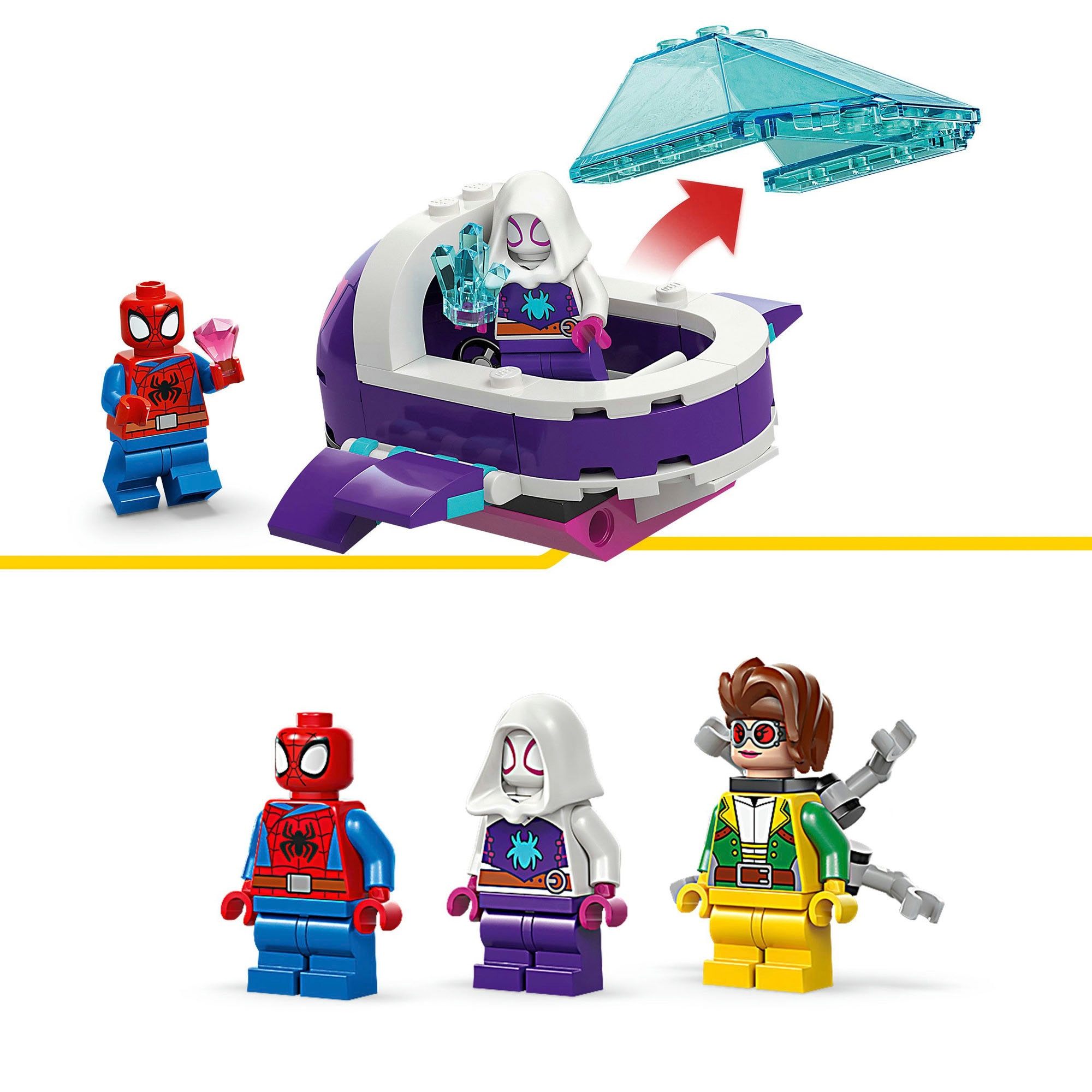 LEGO® Konstruktionsspielsteine »Spidey: Unterwasserfahrzeuge (11207), LEGO Spidey« Made in Europe