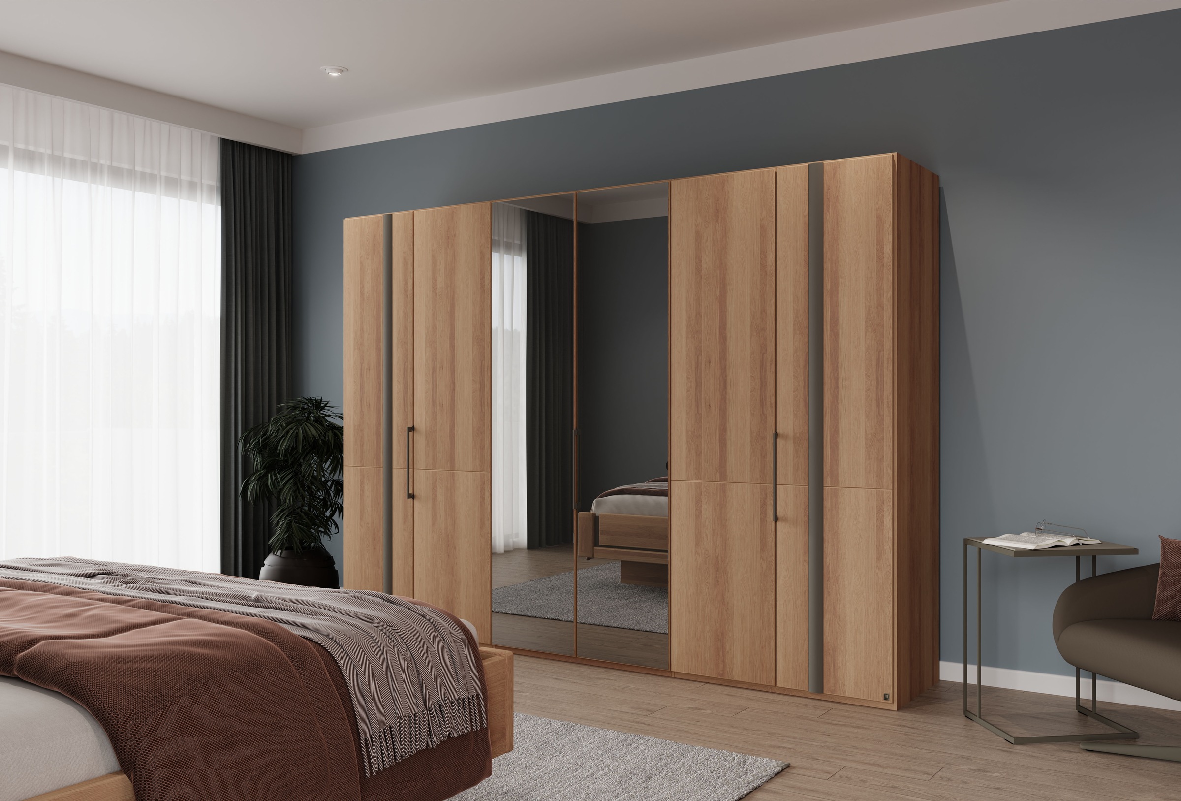 Musterring Kleiderschrank "Sorrent, Kleiderschrank, Schrank, teilmassiv Eic günstig online kaufen