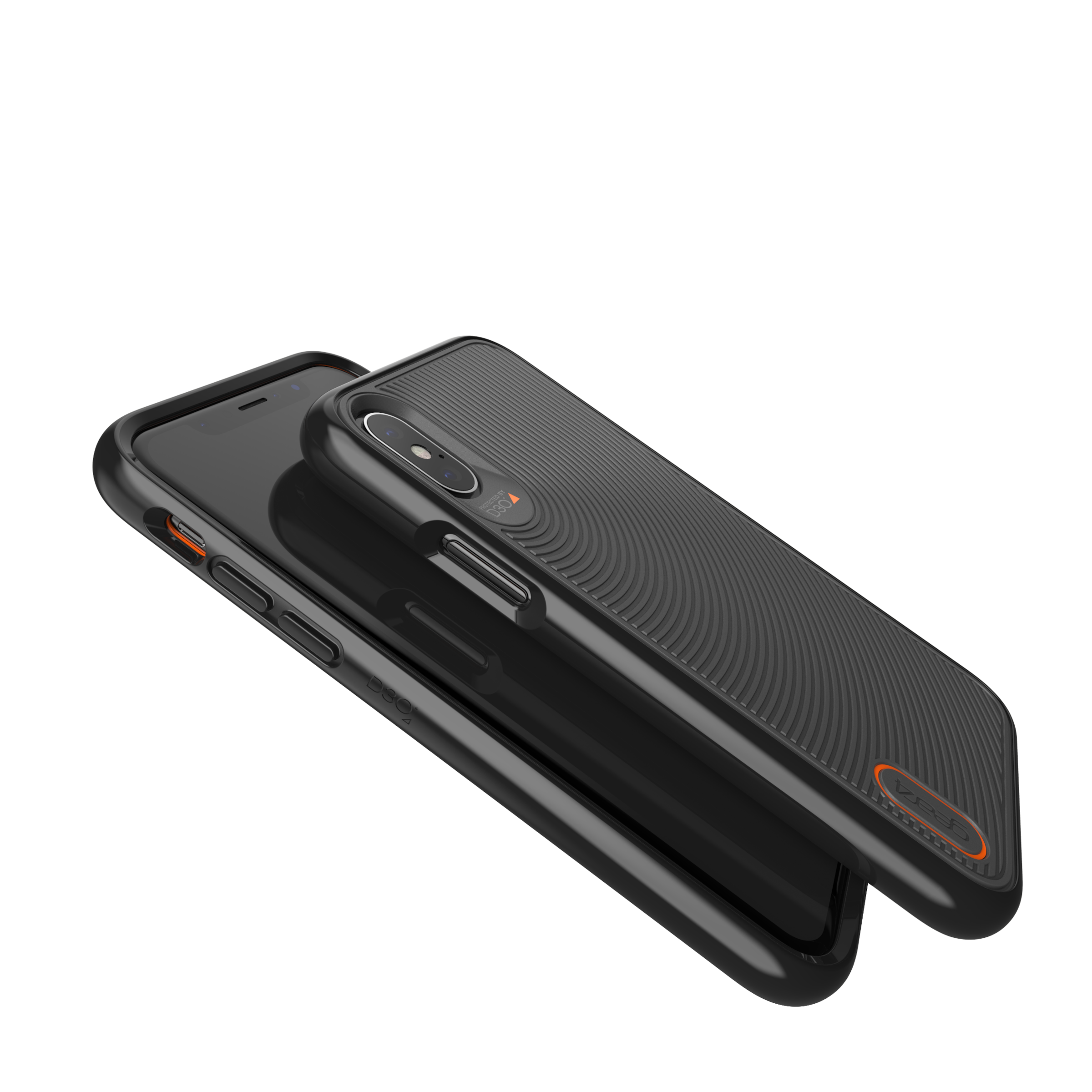 Gear4 Backcover »Battersea for iPhone X/Xs black 29888 SCHWARZ«, iPhone X/XS