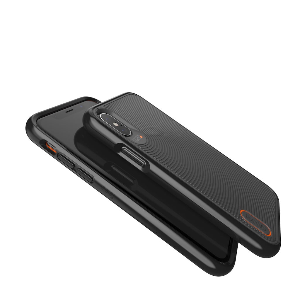 Gear4 Backcover »Battersea for iPhone X/Xs black 29888 SCHWARZ«, iPhone X/XS