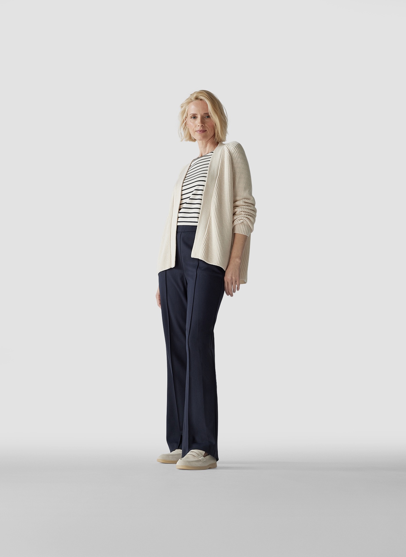 LeComte Strickjacke »LeComte Offener Strick-Cardigan mit Perfangstruktur«