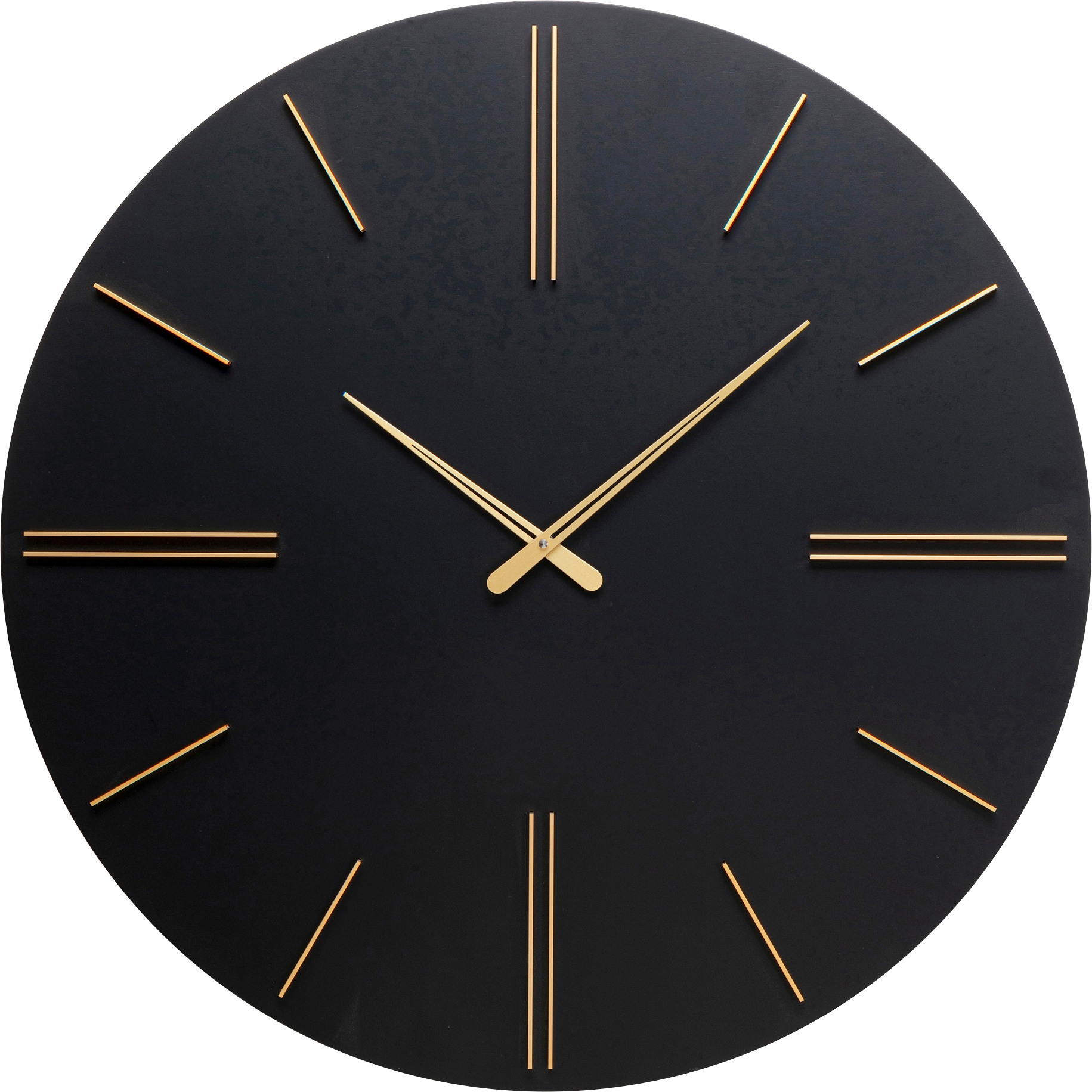 Kare Design Wanduhr "Wanduhr Luca Schwarz Ø70cm" günstig online kaufen