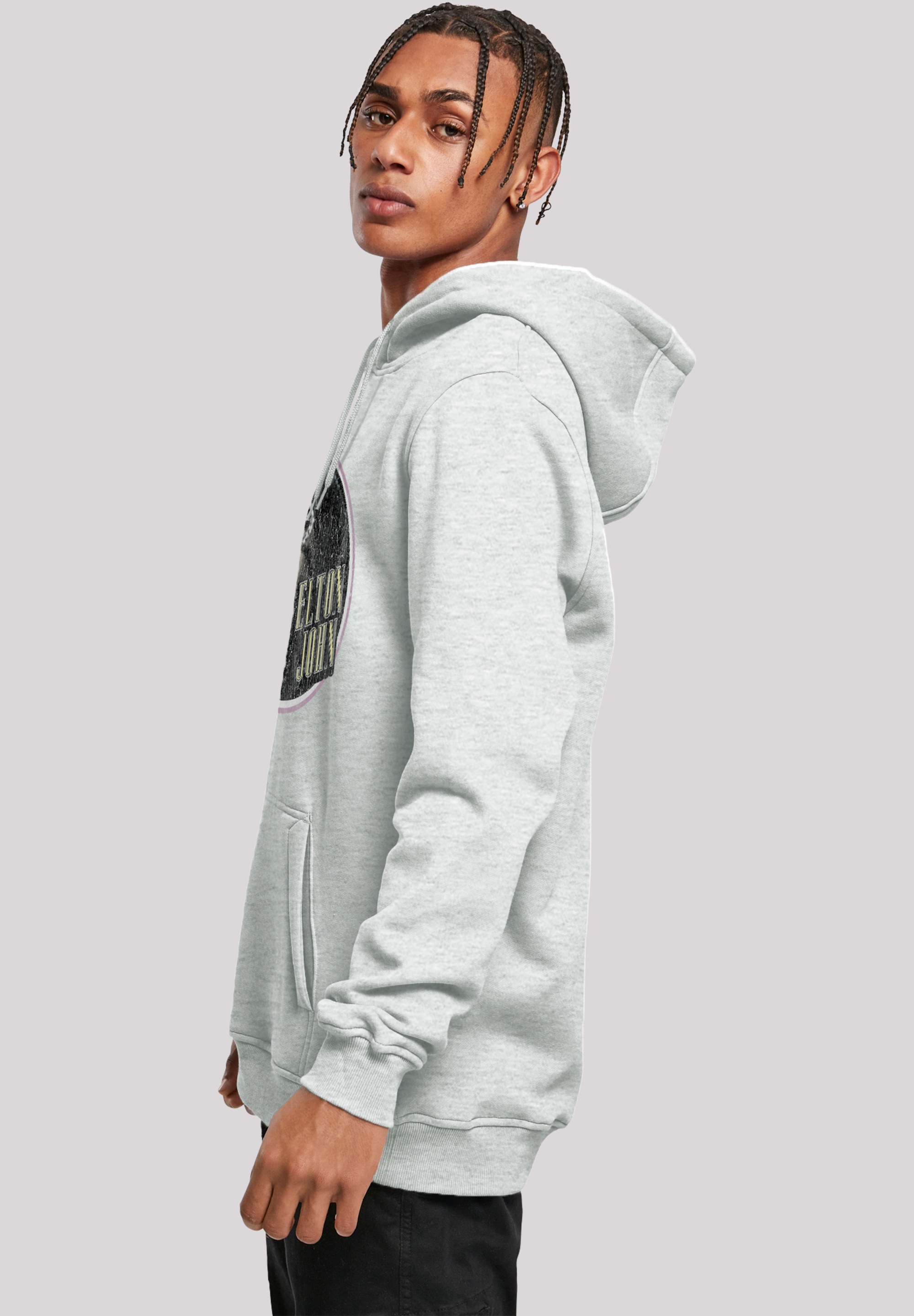 F4NT4STIC Kapuzenpullover »Elton John Vintage Circle«, Premium Qualität