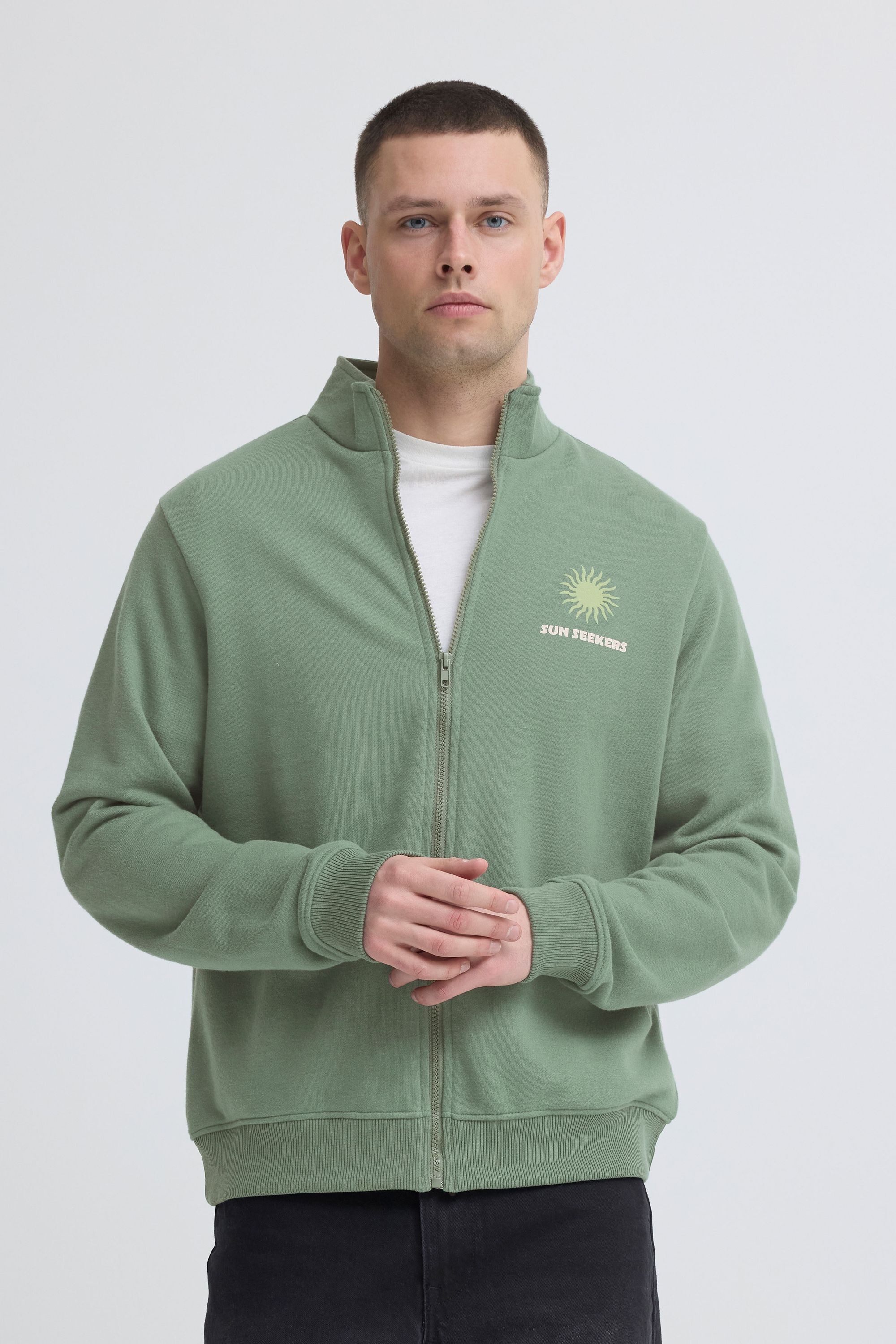 Blend Sweatjacke "BHKonsta" Bequeme Sweatjacke mit Stehkragen günstig online kaufen