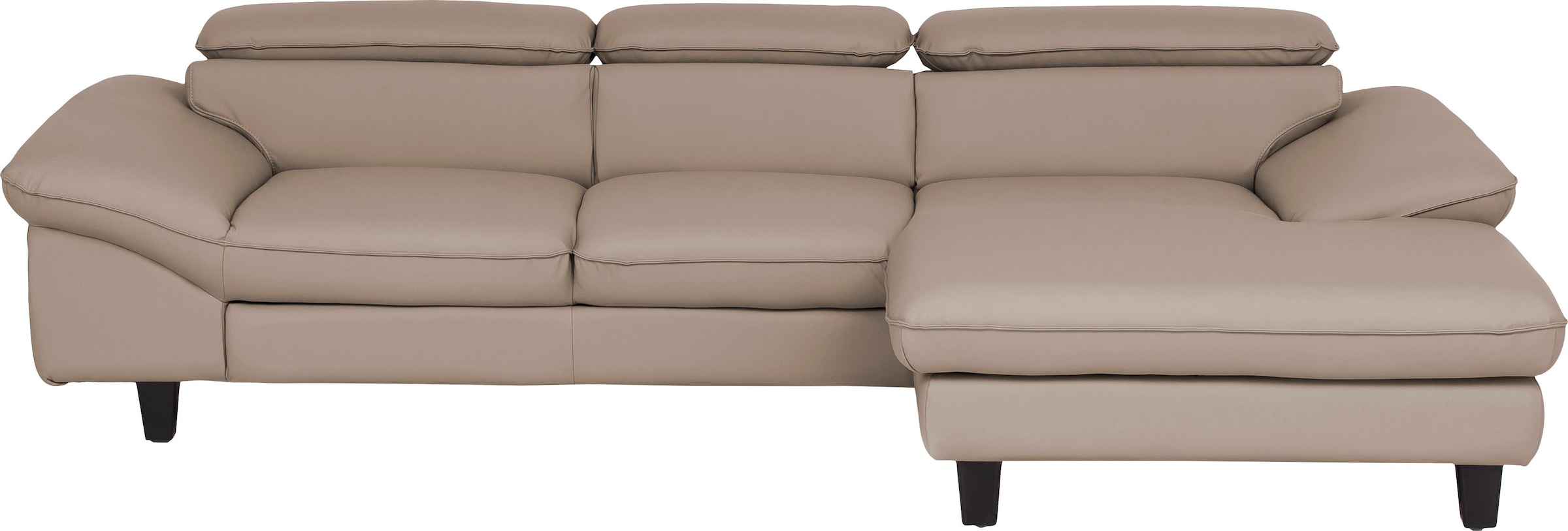 Home affaire Ecksofa »Pilot L-Form« mit Kopfteilverstellung, wahlweise mit Bettfunktion & Bettkasten