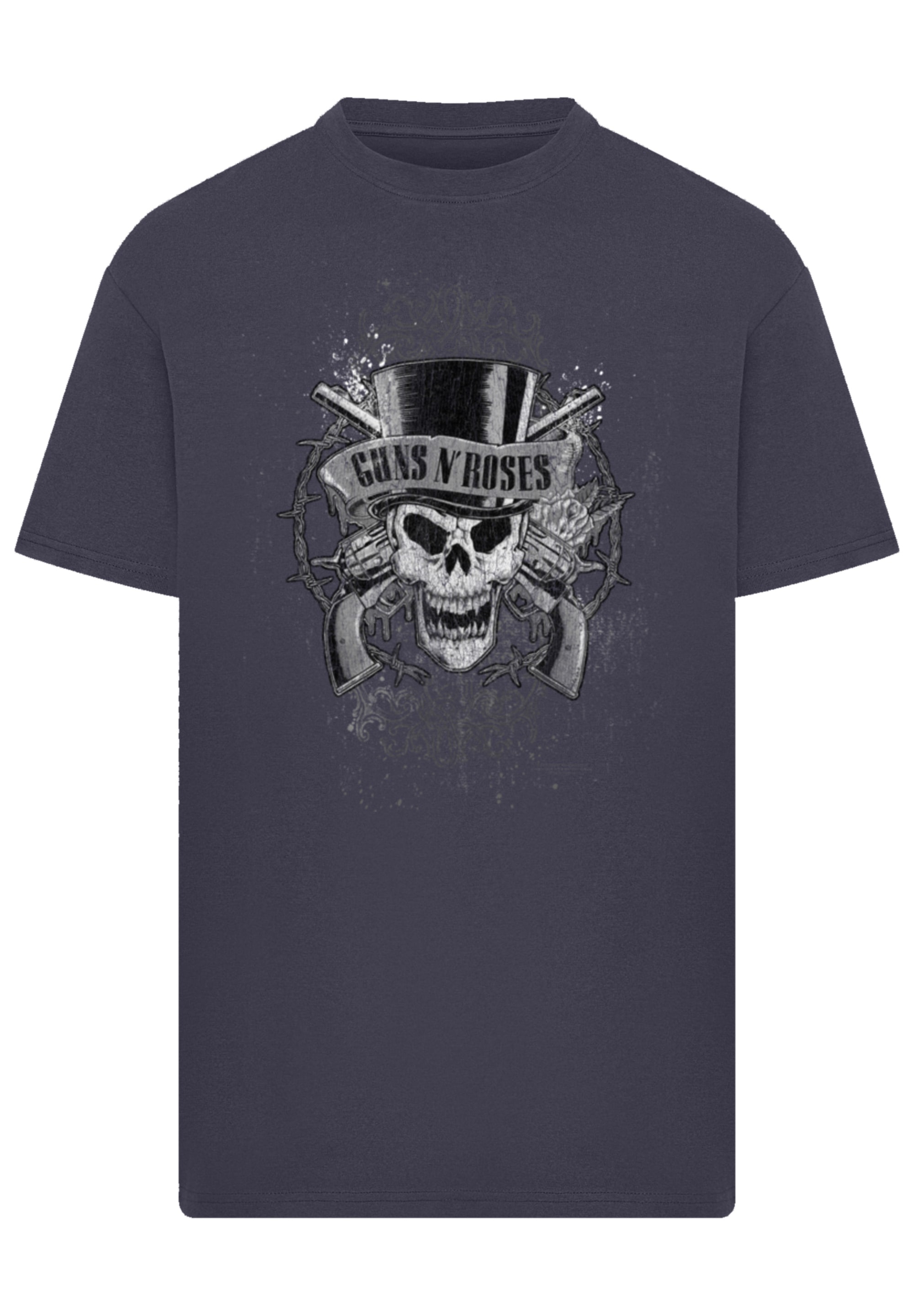 F4NT4STIC T-Shirt »Guns 'N' Roses Skull and Pistols«, Premium Qualität