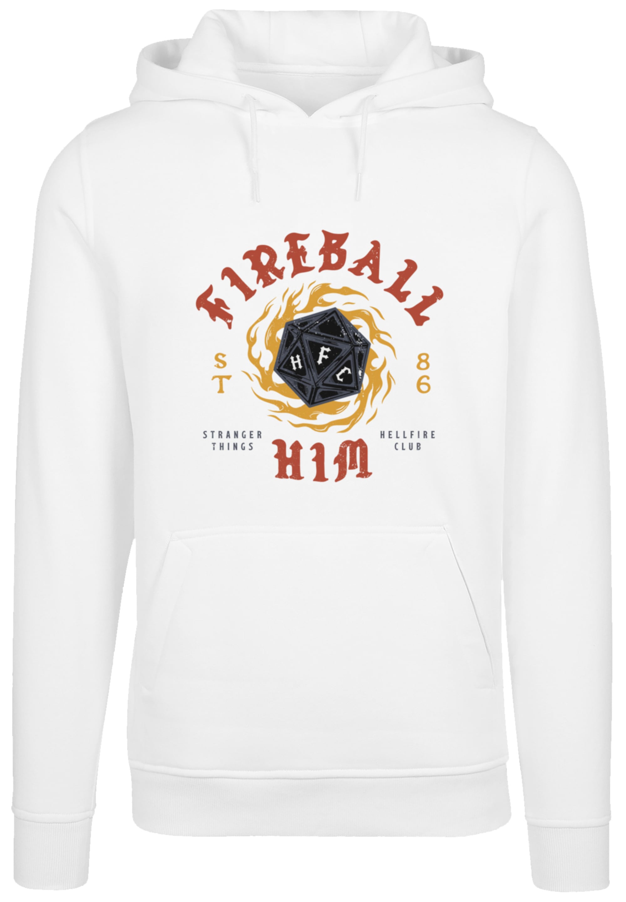 F4NT4STIC Kapuzenpullover »Stranger Things Fireball Dice 86 Netflix TV Series«, Premium Qualität