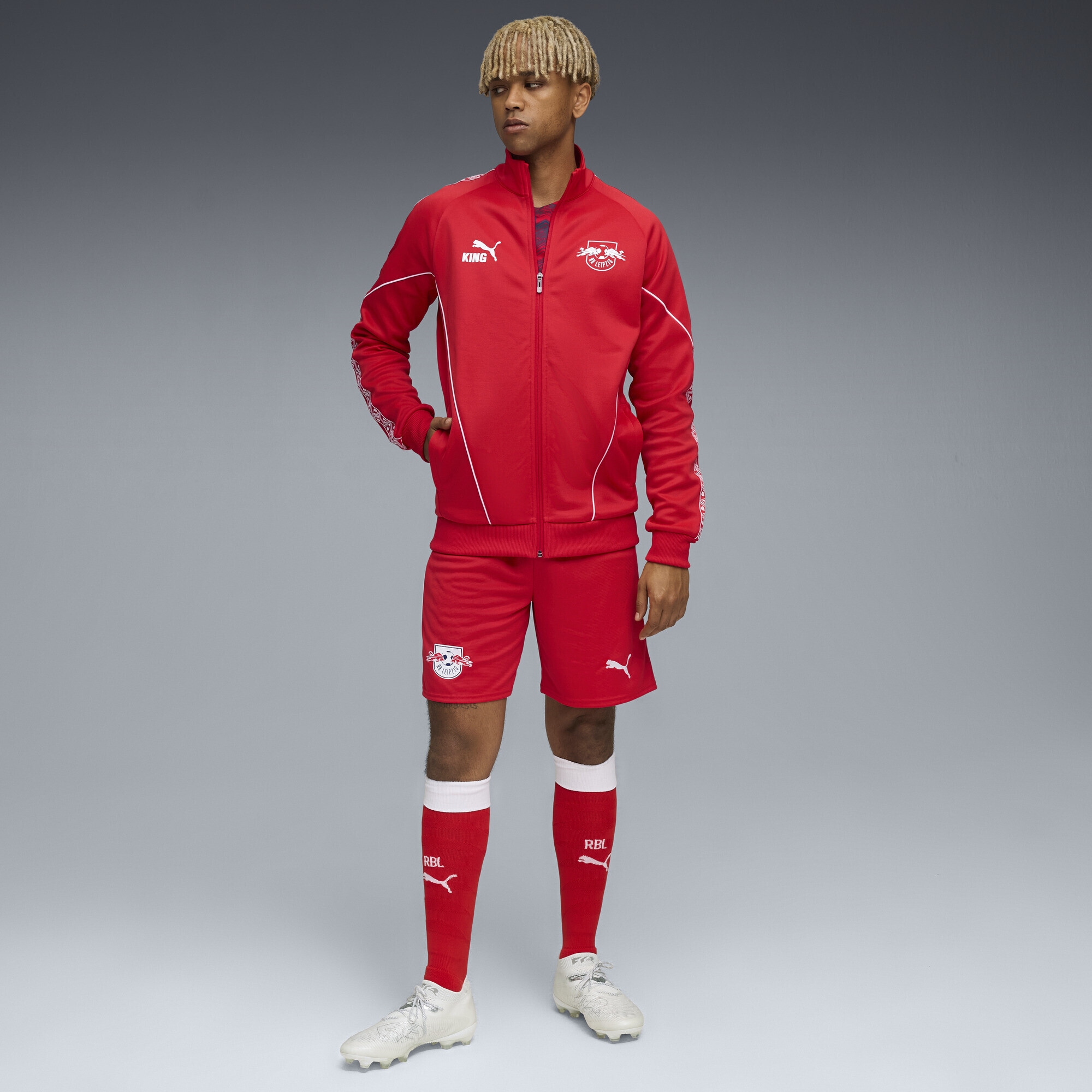 PUMA Sweatjacke »RB Leipzig KING Anthem Jacke Herren«