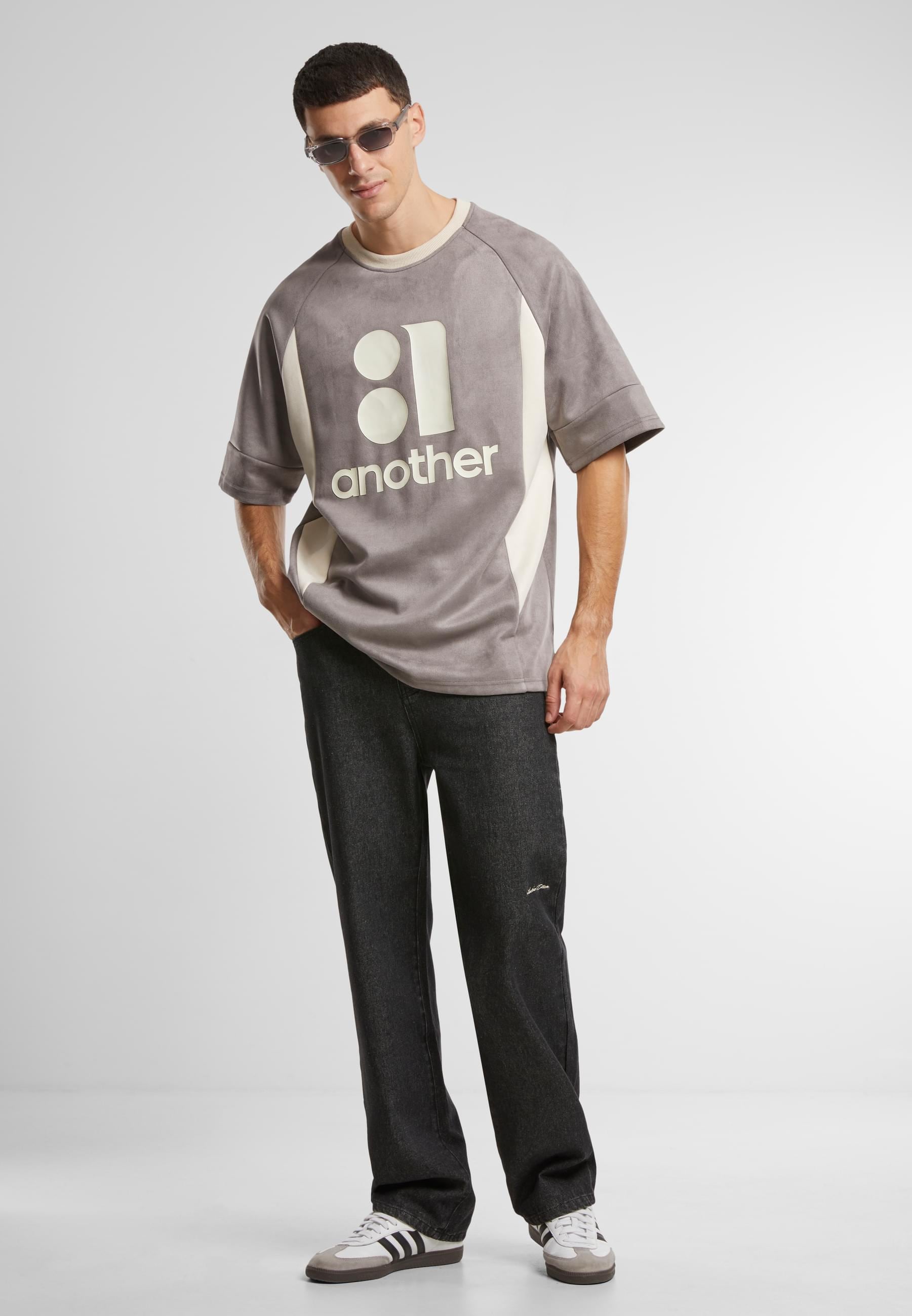 Another Cotton Lab T-Shirt »Another Cotton Lab Another Oversize Raglan Velour Jersey«, (1 tlg.)