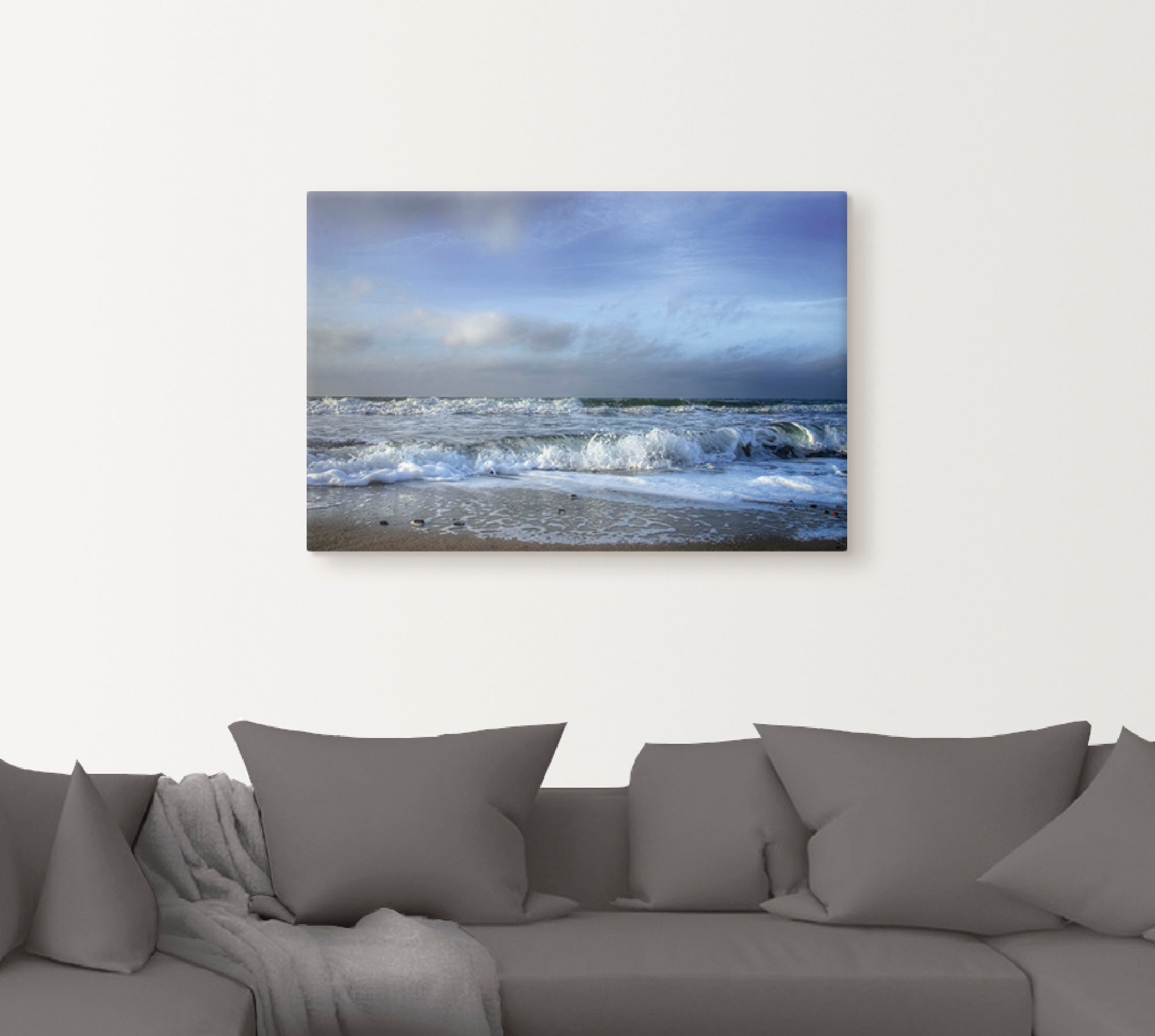 Artland "Ostsee" Strand 1 Stk. tlg. als Leinwandbild, Poster in verschied. günstig online kaufen