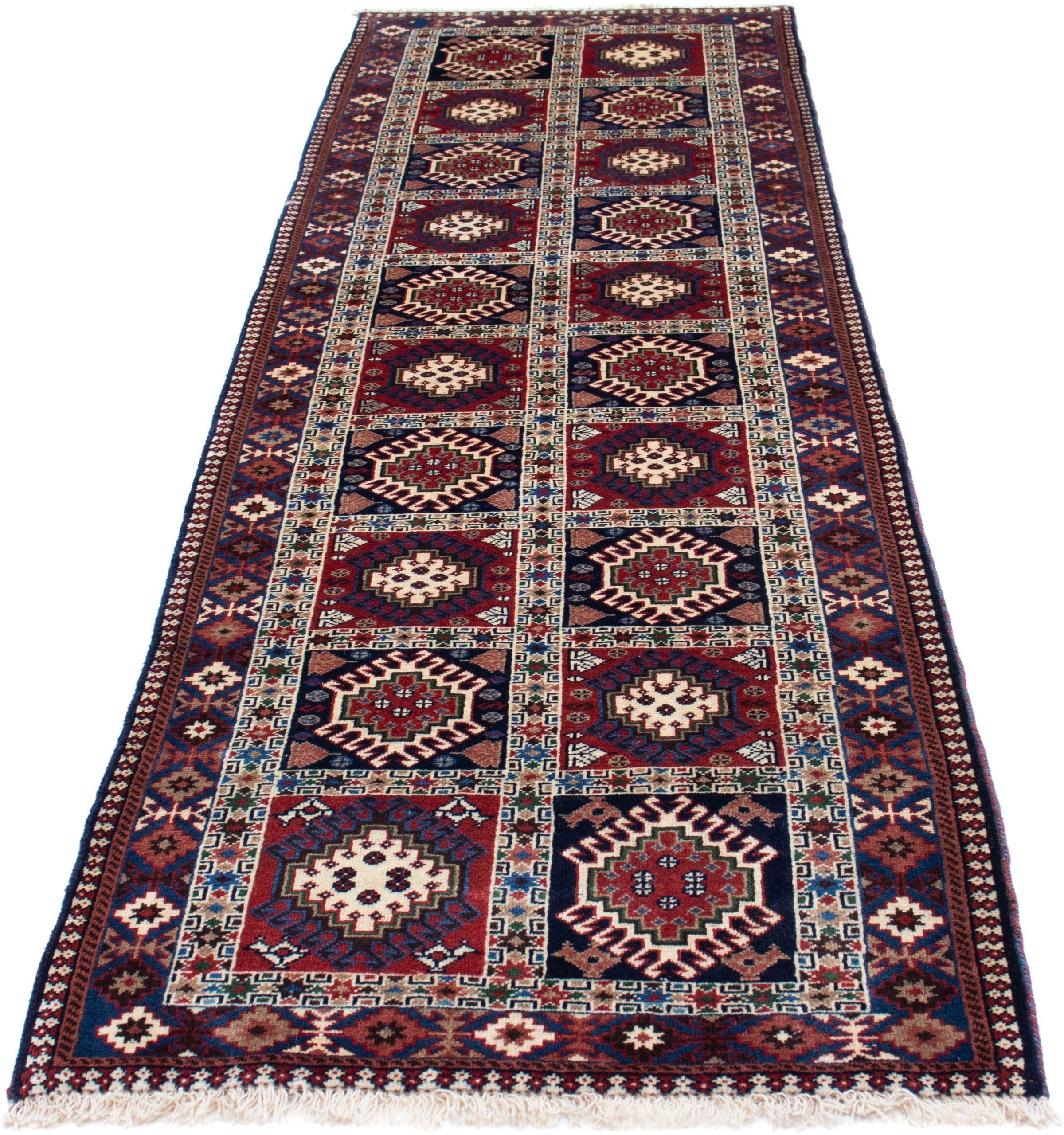 morgenland Orientteppich "Perser - Nomadic - 277 x 81 cm - mehrfarbig", rechteckig, 10 mm Höhe, Wohnzimmer, Handgeknüpft