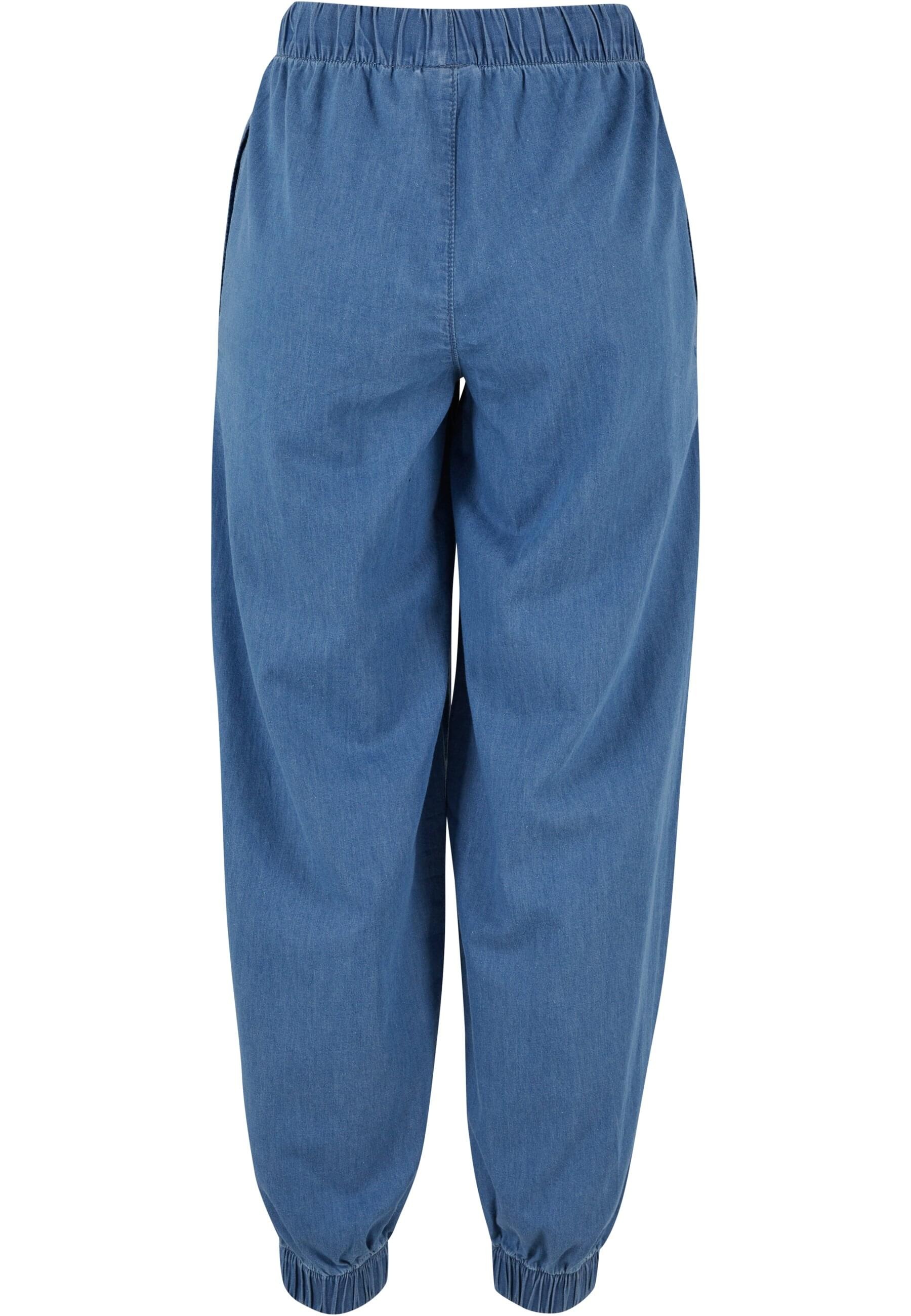 URBAN CLASSICS Jogginghose "Urban Classics Damen Ladies Light Denim Jogpant günstig online kaufen