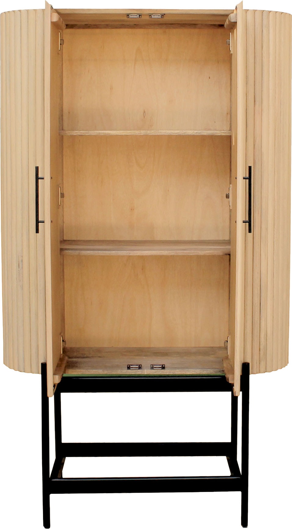 SIT Mehrzweckschrank, (1 St.), Lamellen-Design im Retro Stil