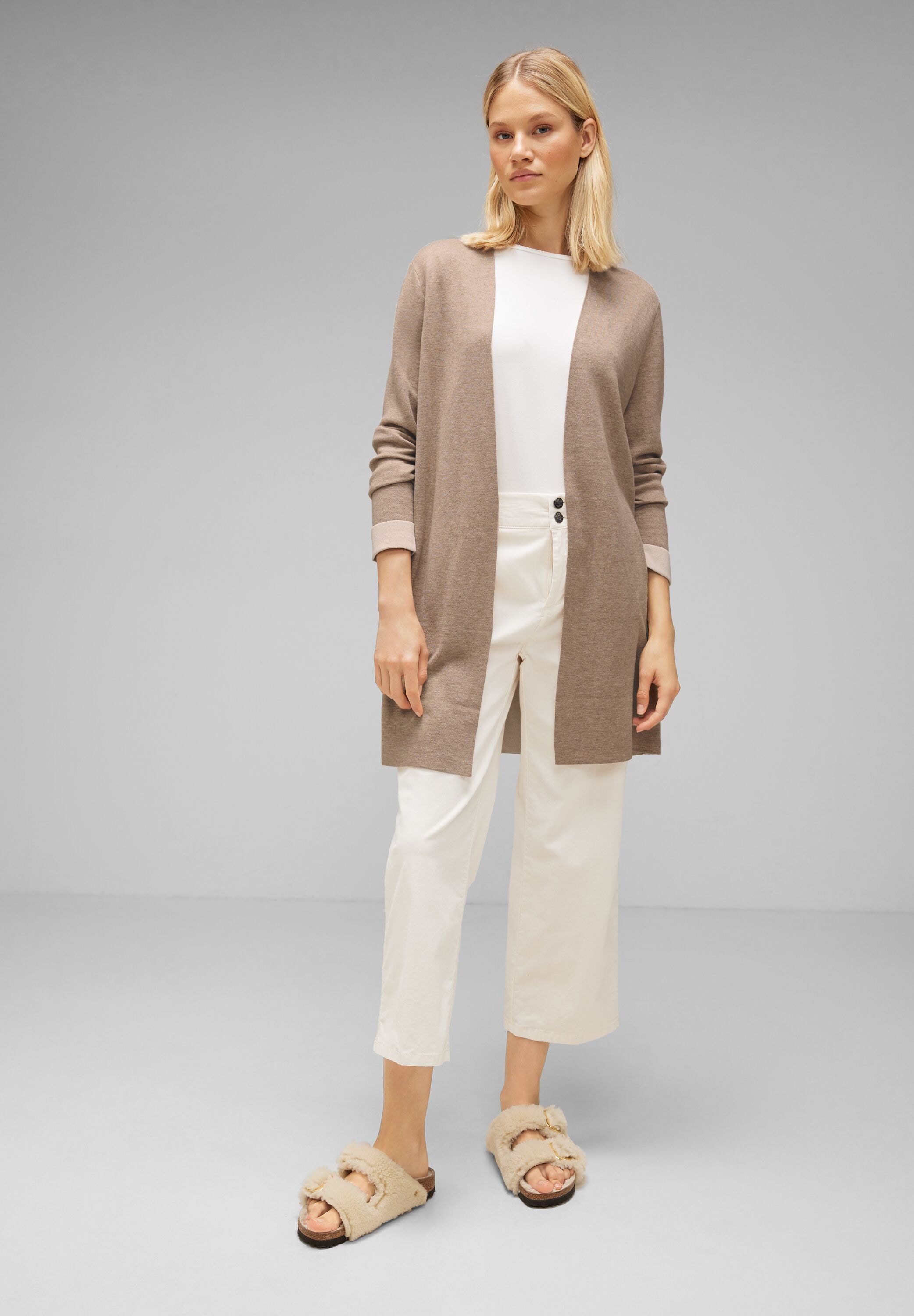 STREET ONE Strickjacke, im Doubleface-Design