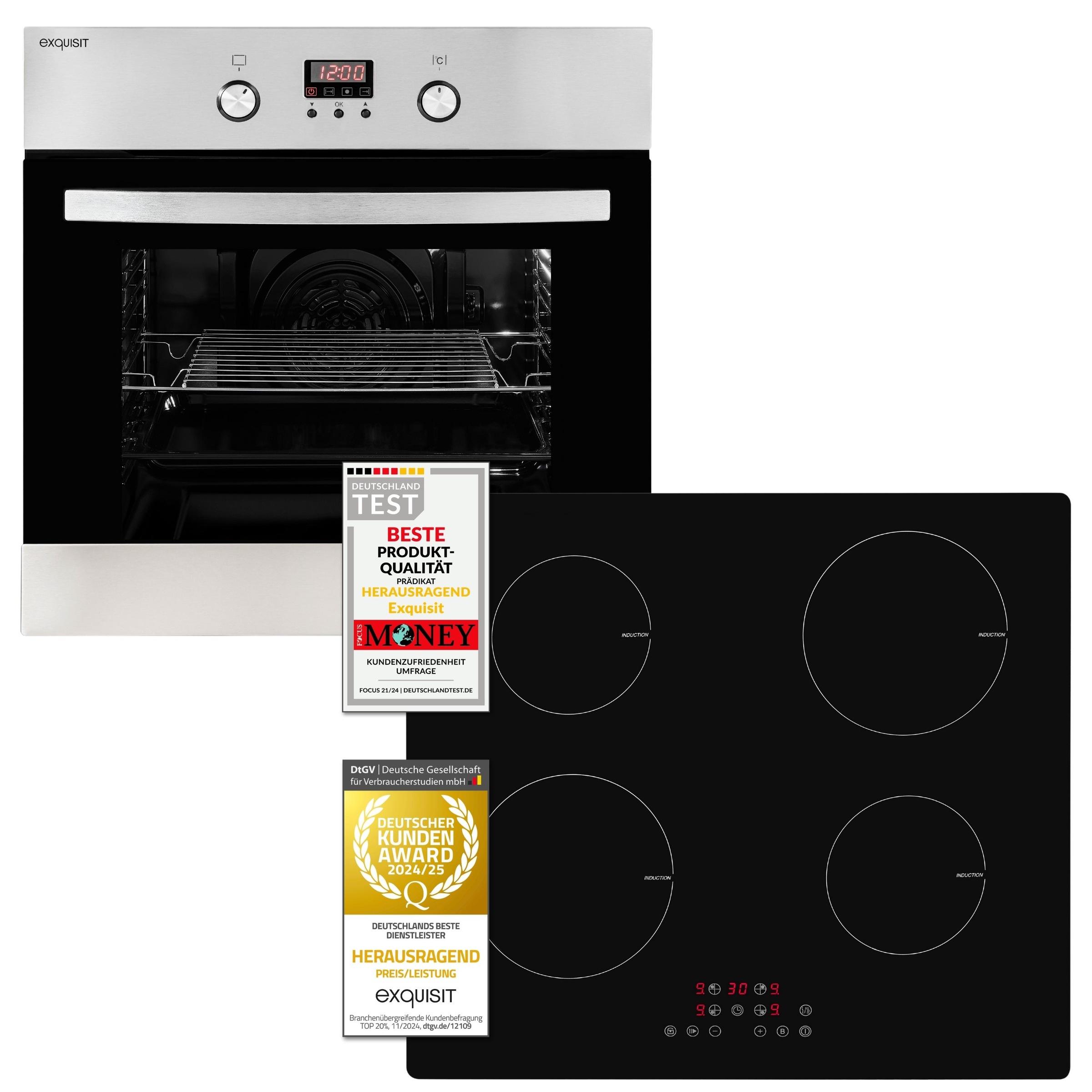 exquisit Backofen-Set »EBE 65-1 H«