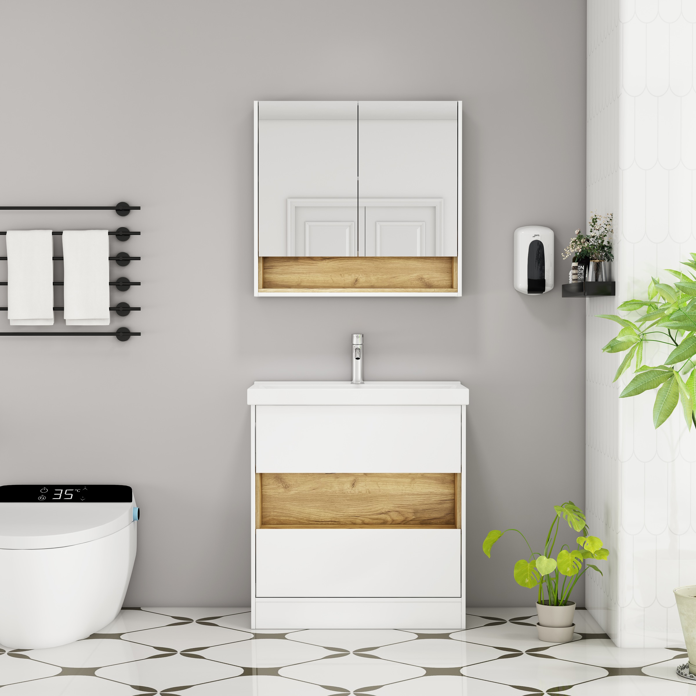 Thumbnail - welltime Badezimmer-Set "Valencia"