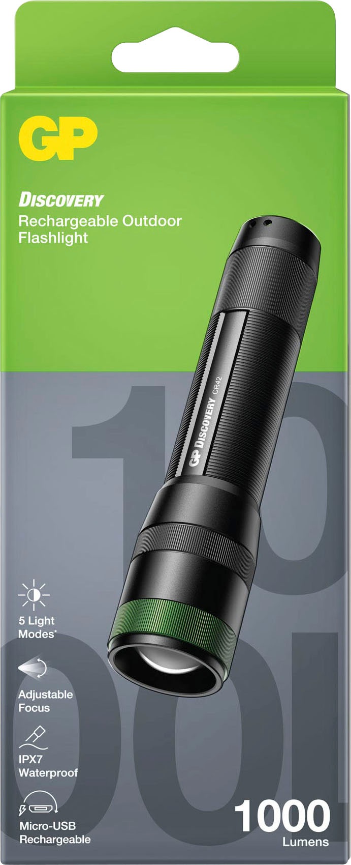 Taschenlampe »GP Discovery CR42 CRE LED«