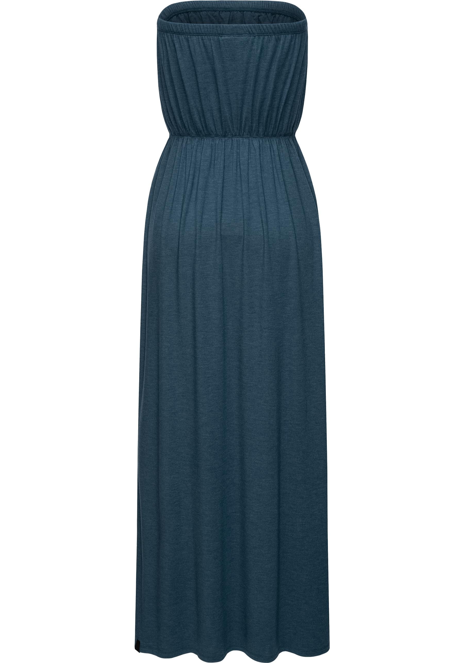 Ragwear Sommerkleid »Awery«, stylisches Damen Bandeaukleid mit Taillen-Gummizug