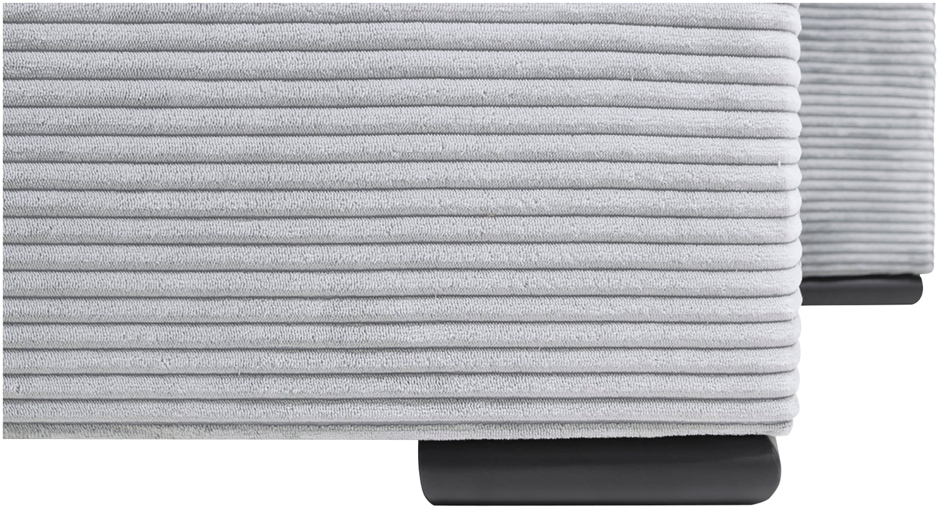 COLLECTION AB Ecksofa »Josy L-Form, Breite 214 cm, mit 3 großen Rückenkissen«, (Cord-/Mix), mit Bettfunktion und Bettkasten, Federkern