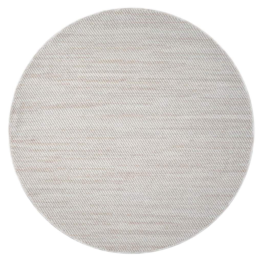 Carpet City Teppich "LINDO 8843" rund 11 mm Höhe Kurzflor, Hochtief-Muster/ günstig online kaufen