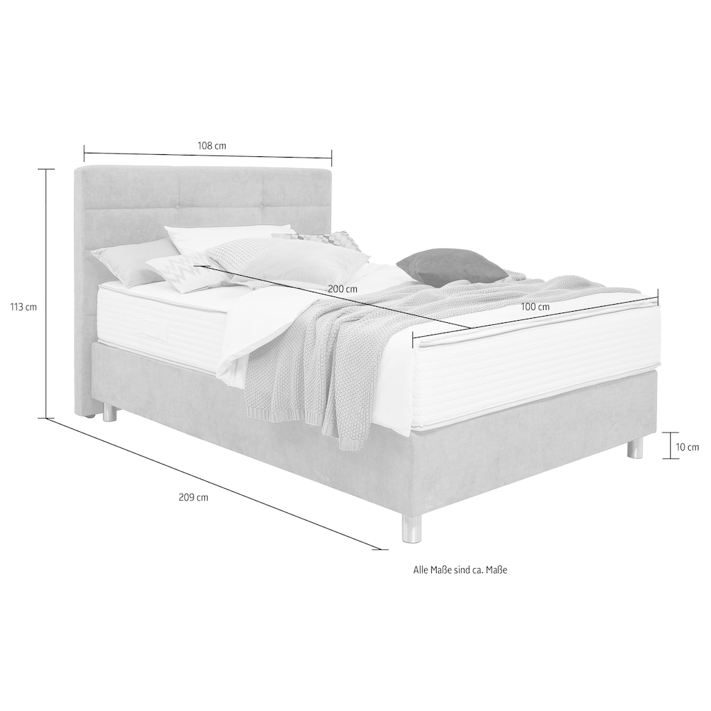 ADA trendline Boxspringbett »Jonna«