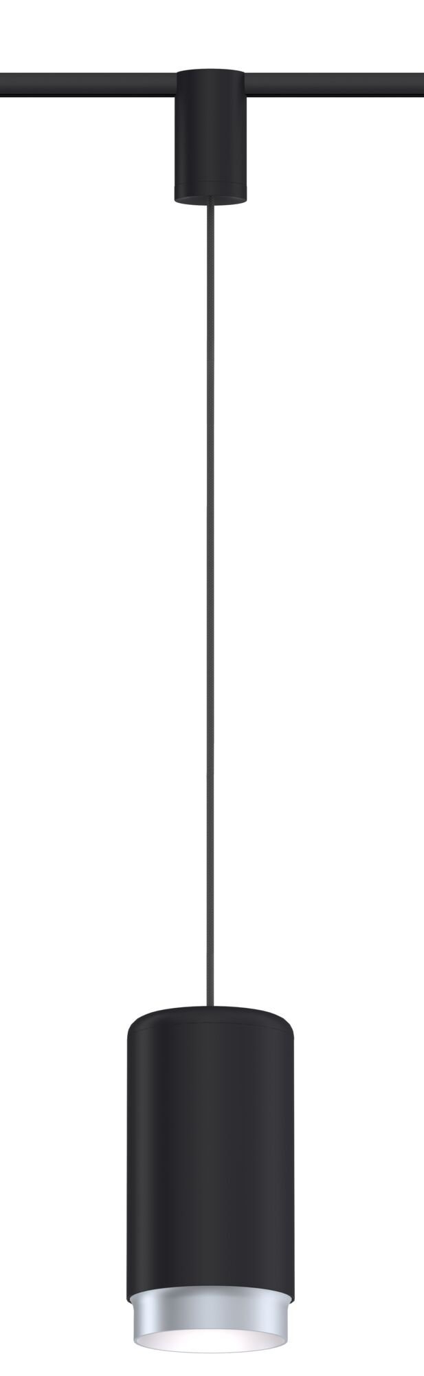 PAULMANN Schienensystem-Leuchten "URail Pendel Corus E27 max. 50W dimmbar 230V", 1, Ø 14cm H: 27,2cm, 1 Stk., schwarz, Leuchten