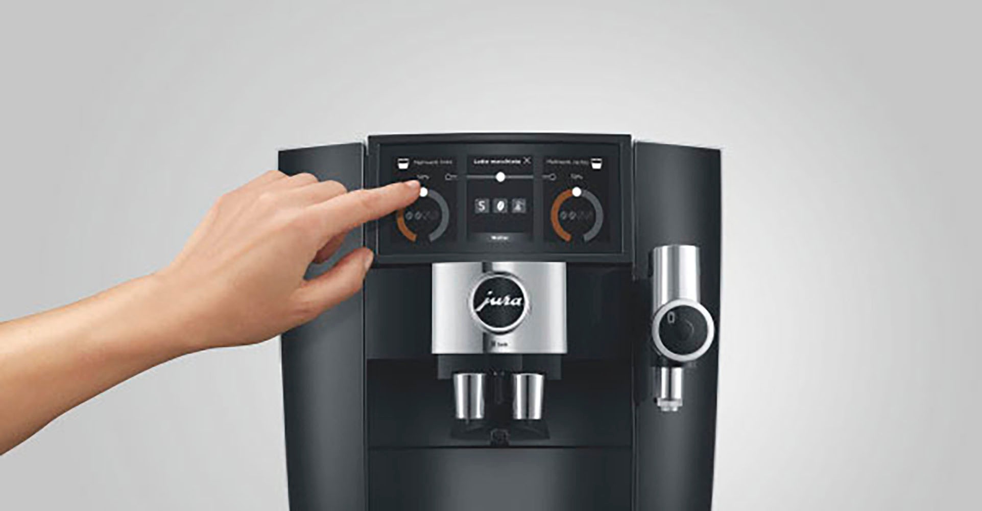 JURA Kaffeevollautomat »15561 J8 twin Diamond Black (EA)«